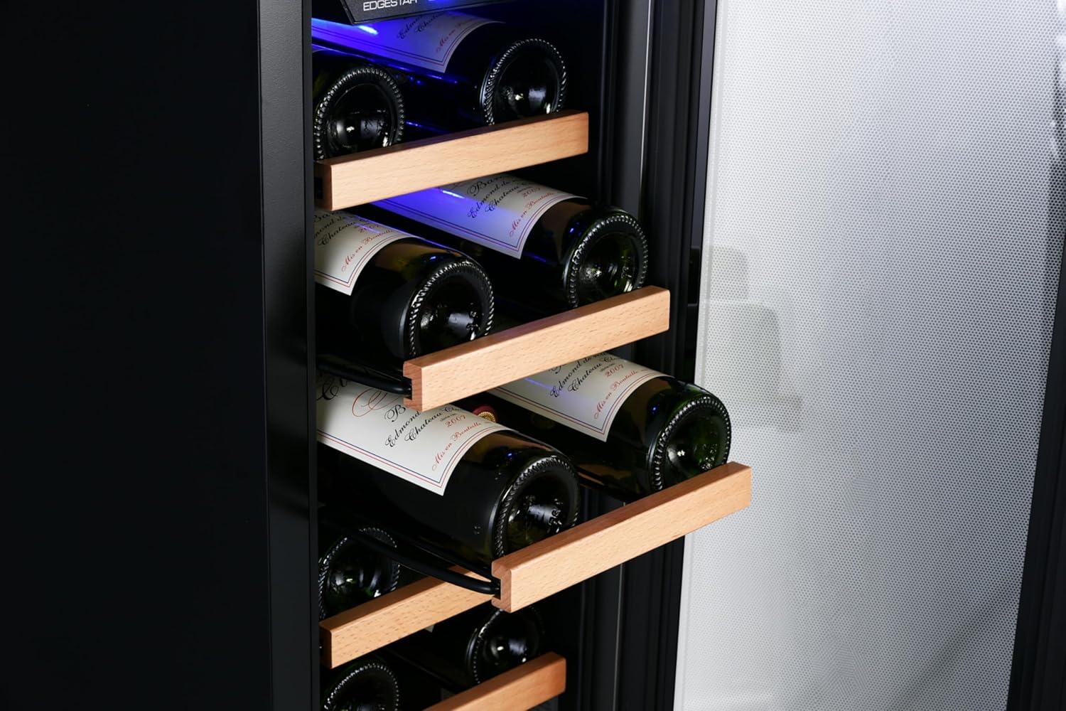 EdgeStar EdgeStar Single Zone 15'' Built-In 30 Bottle Wine Refrigerator with Reversible Door
