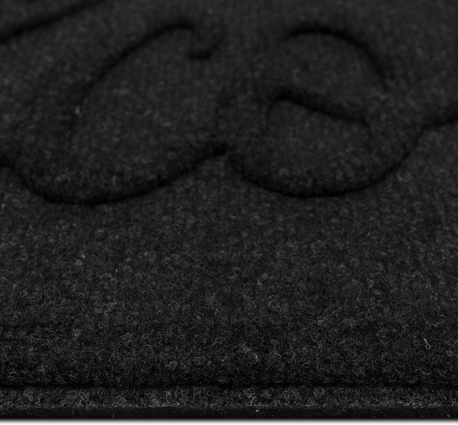 Mohawk 2'x3' 'Home' Ornamental Entry Mat Cozy Jacobean Red/Gray: Indoor Traditional Floral Door Mat, Recycled Rubber