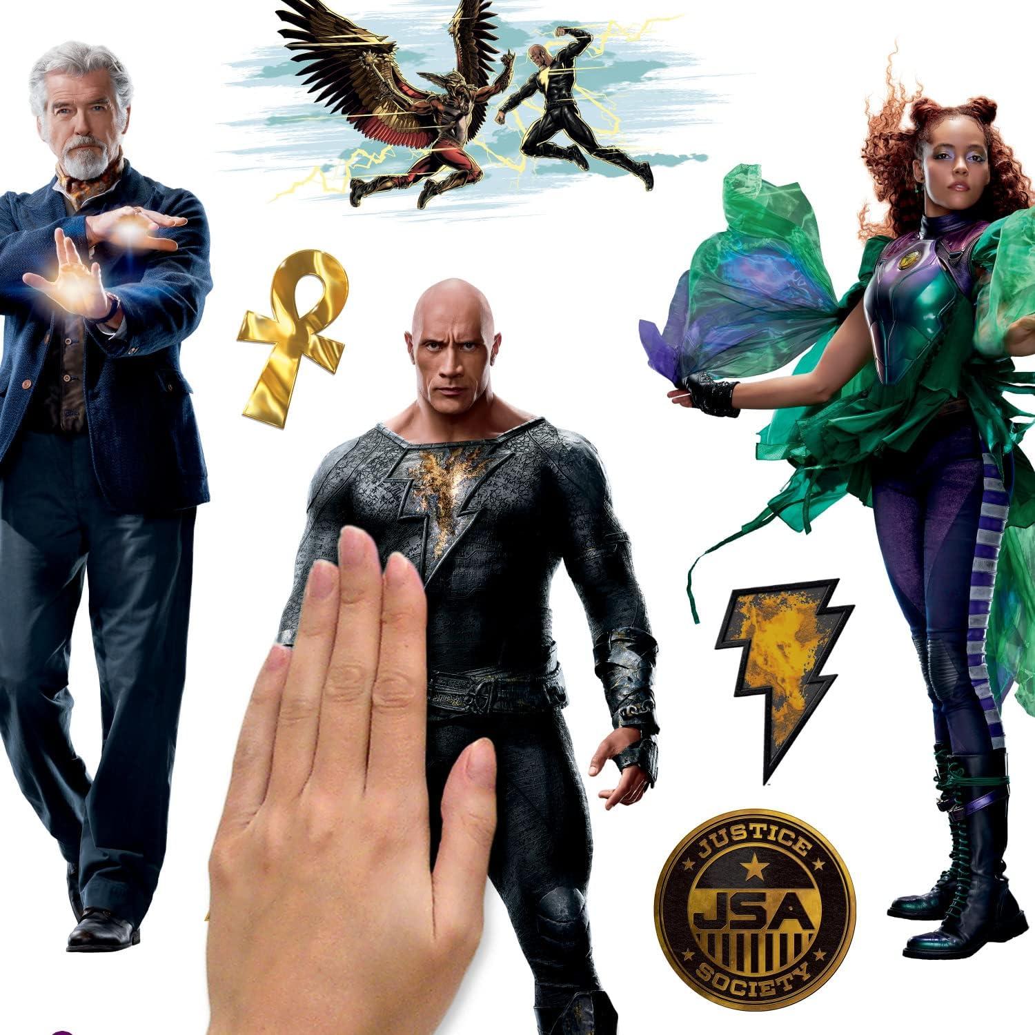 RoomMates Black Adam Kids' Peel and Stick Wall Decals