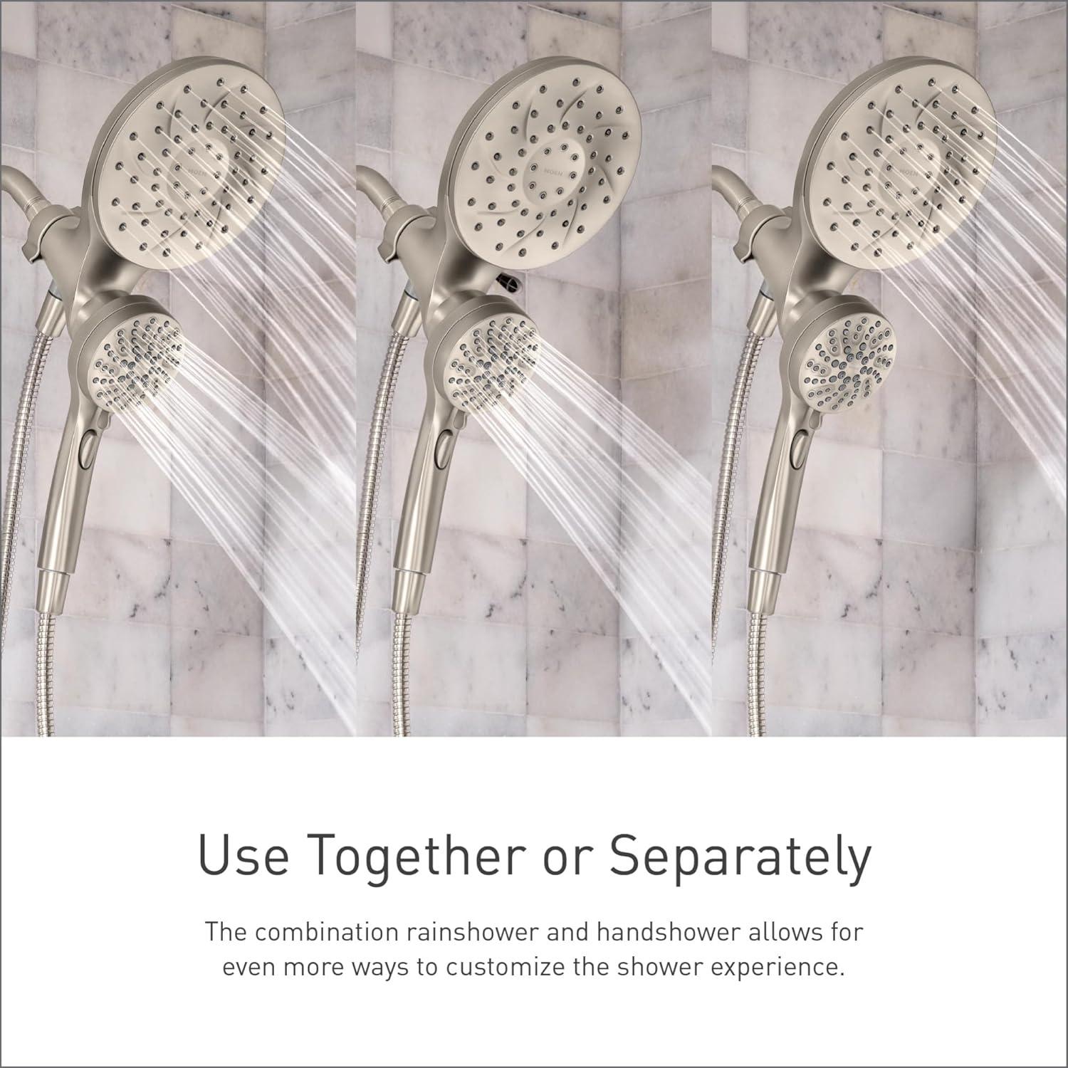 Engage Multi Function Dual Shower Head with Magnetix