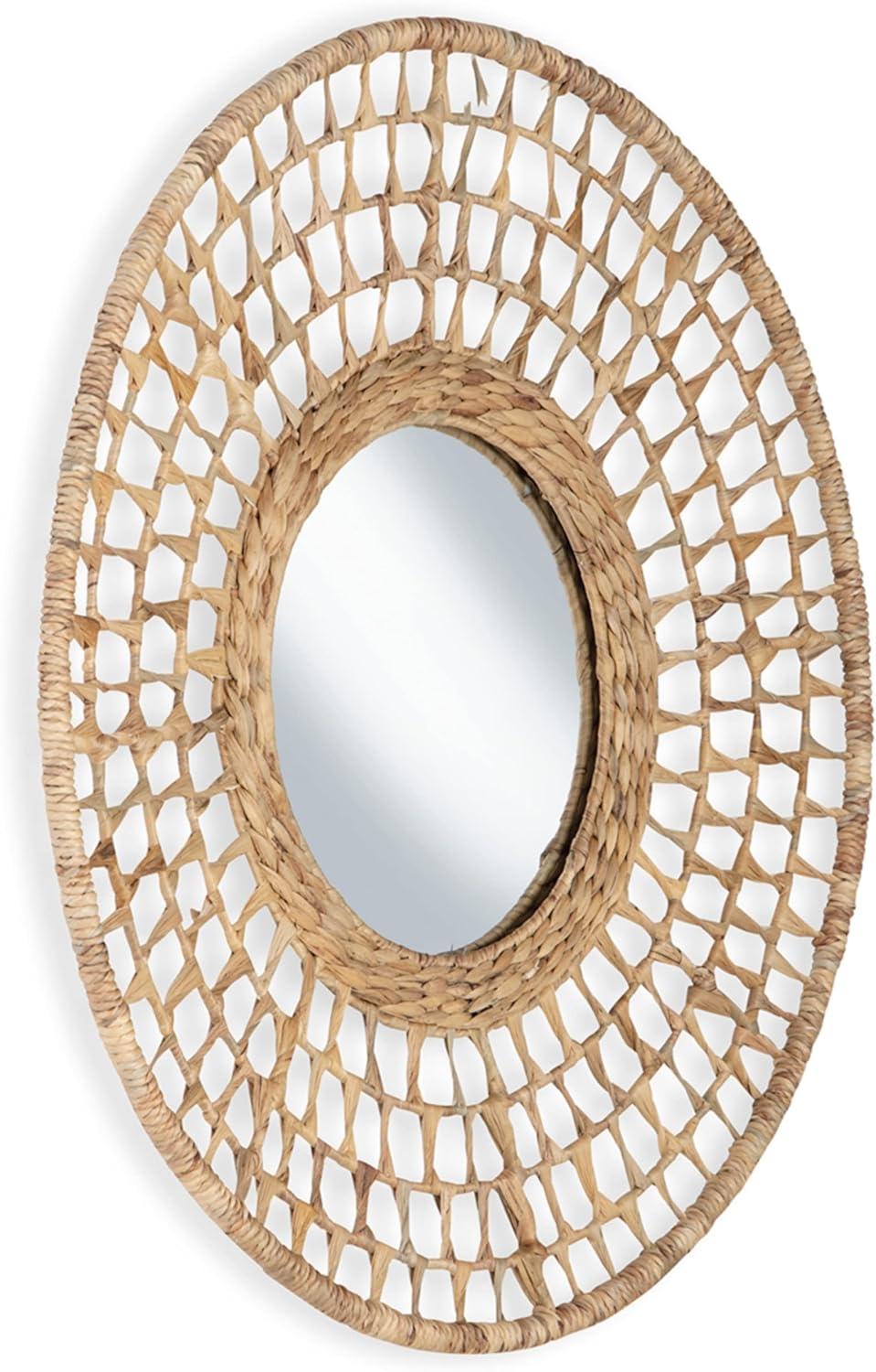 Signature Design by Ashley Casual Deltlea Accent Mirror  Natural