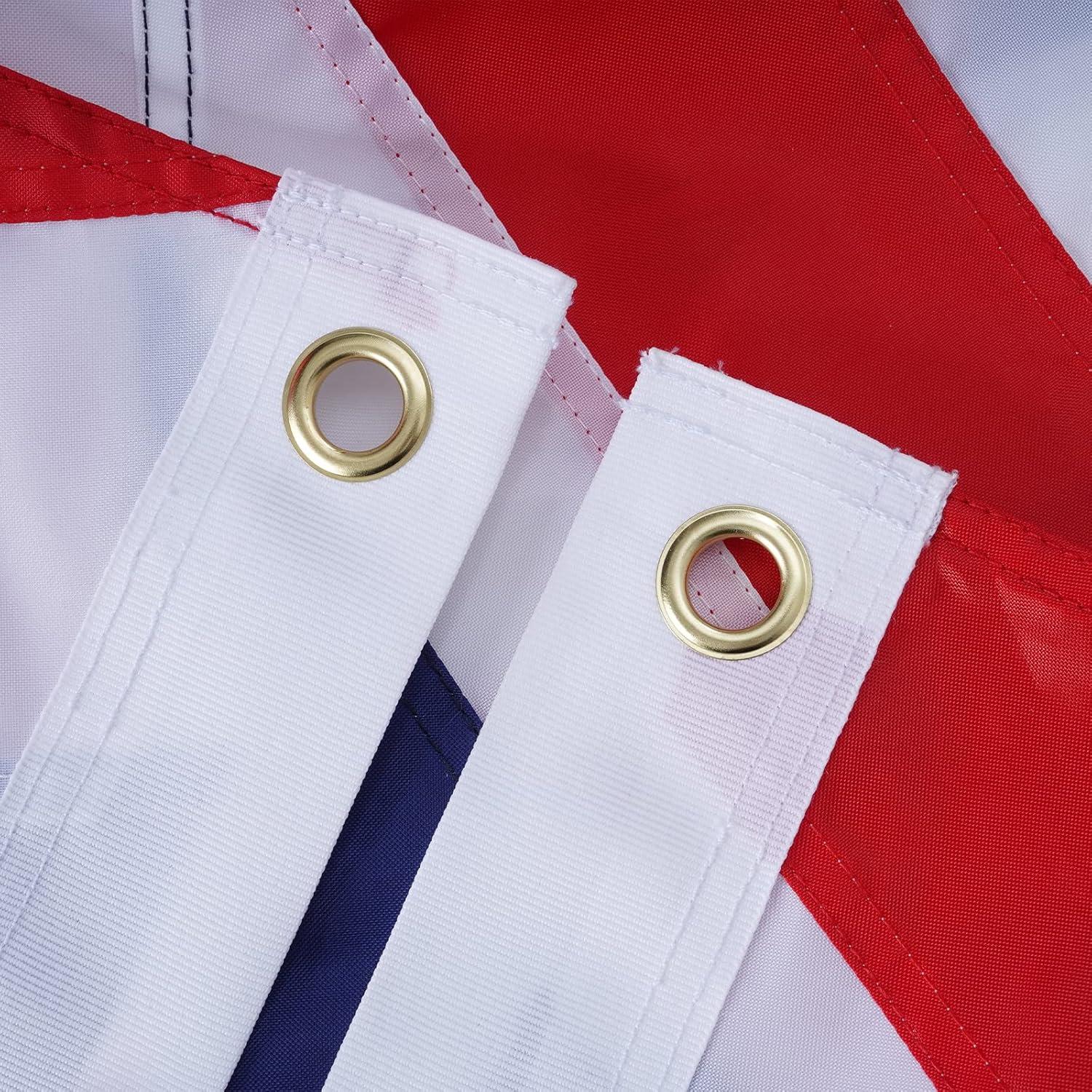 Patriotic UK Flag 3x5 Ft Polyester with Brass Grommets