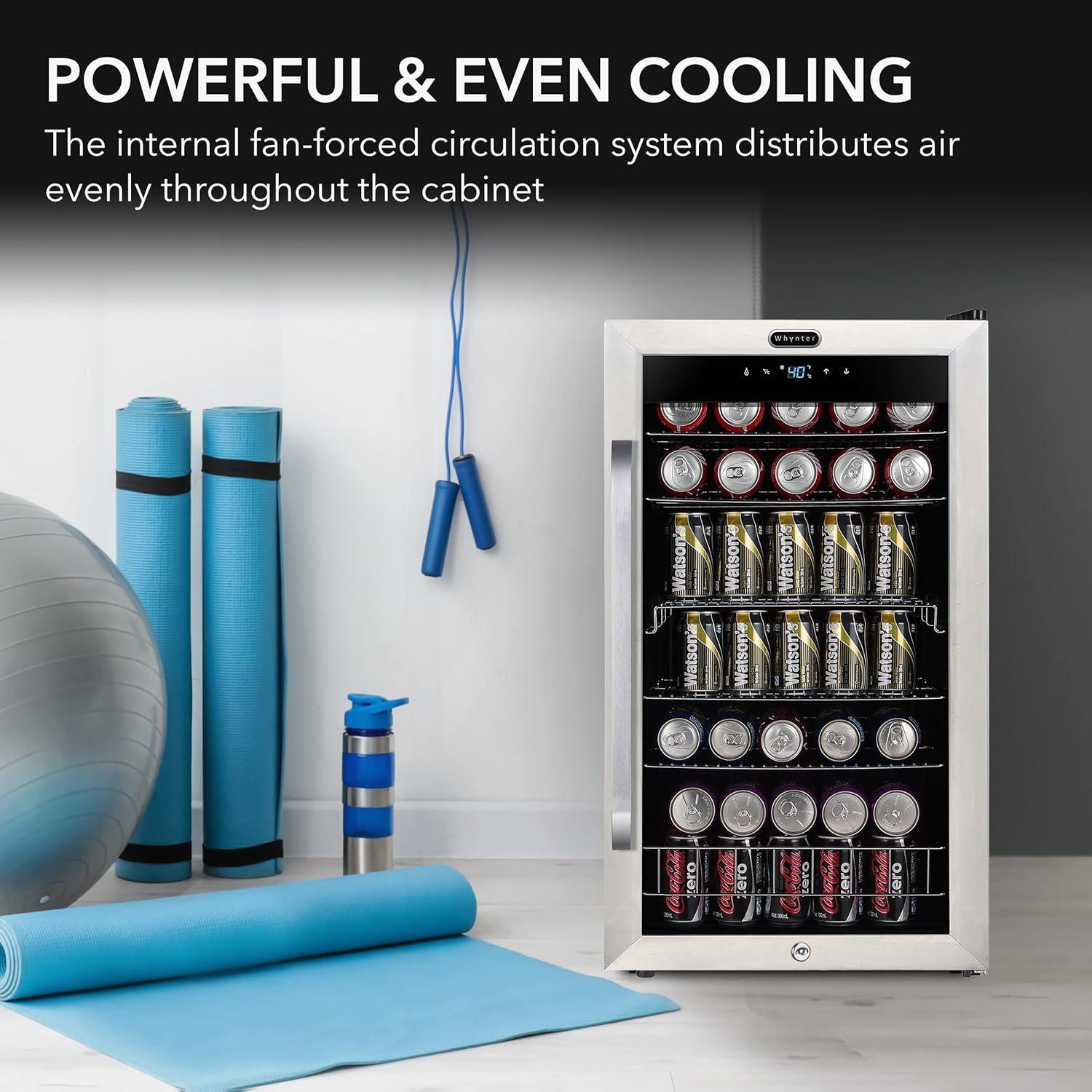 Whynter Whynter 136 Cans Freestanding Beverage Refrigerator with Digital Control