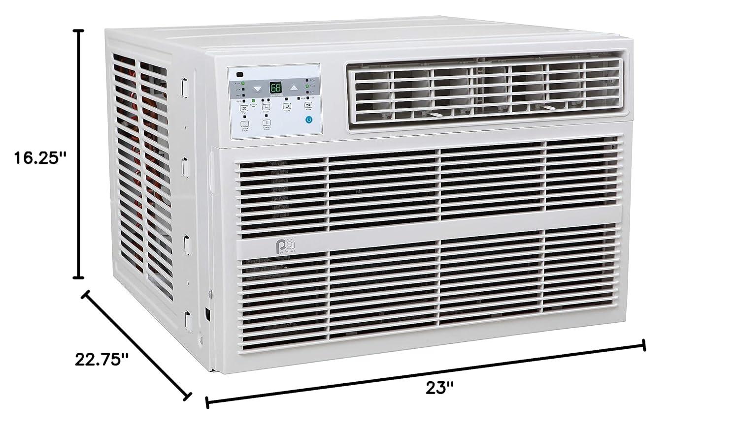 Perfect Aire Perfect Aire 12000 BTU Window Air Conditioner for 550 Square Feet with Heater and Remote Included