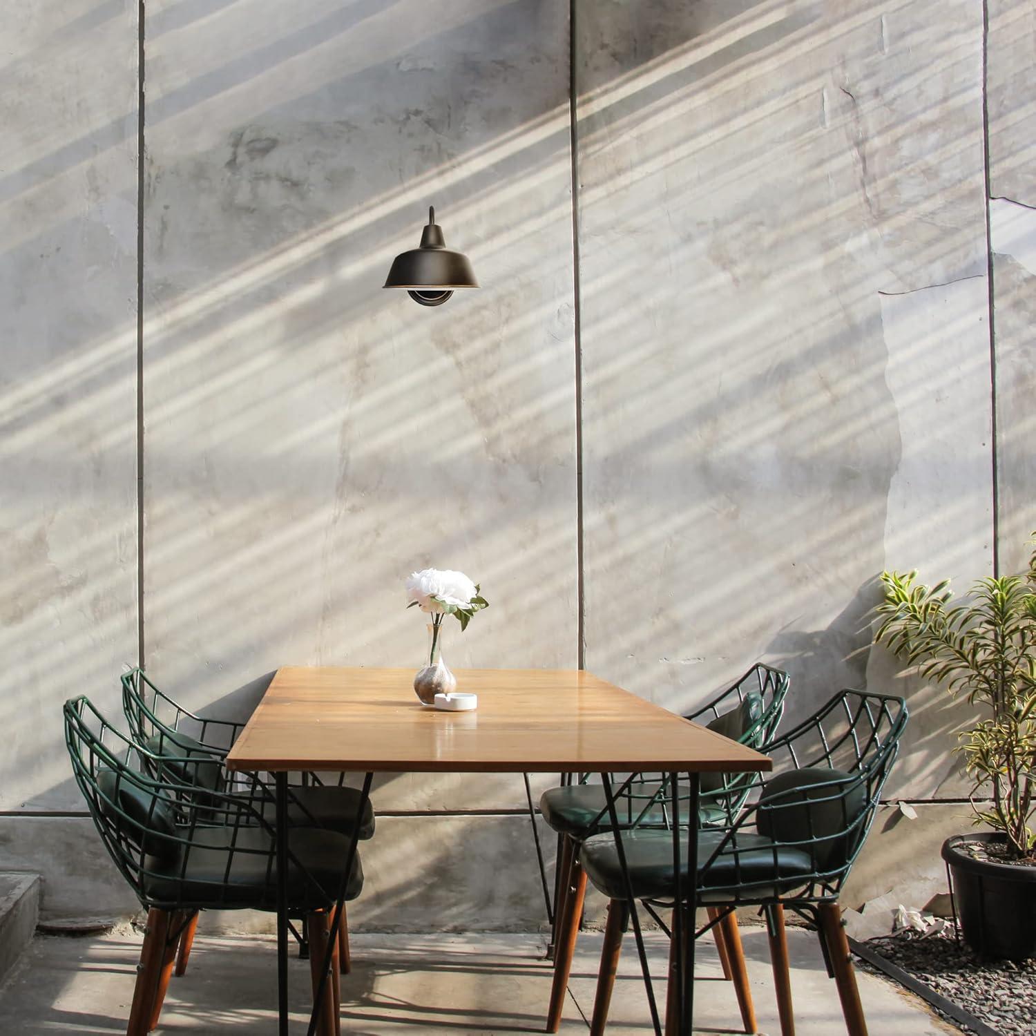 Design House 519504 Mason Barn Light Indoor/Outdoor Wall Light for 8-inch in Oil Rubbed Bronze