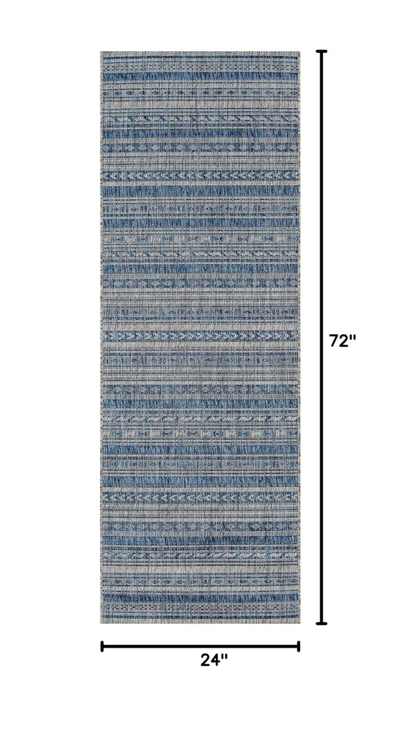 Novogratz  by Momeni Villa Tuscany Indoor Outdoor Rug - 2' X 6 Runner