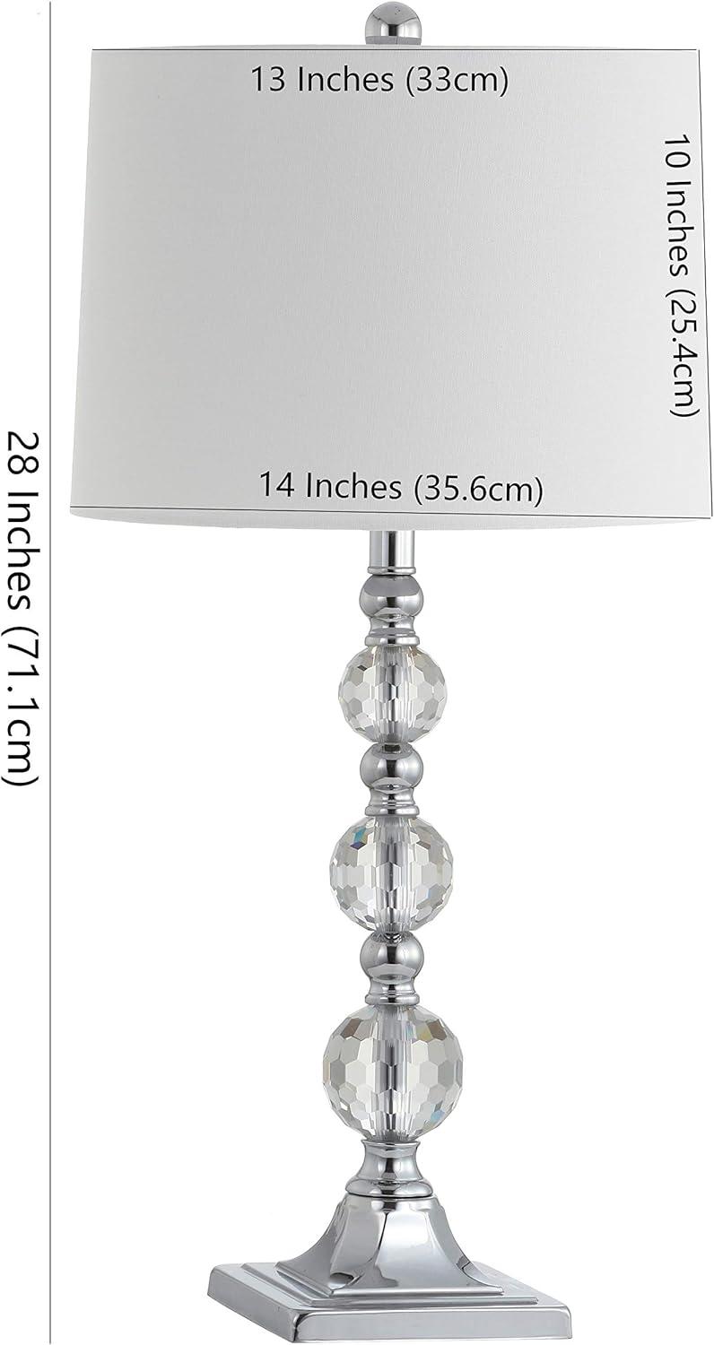 Maeve Crystal Ball Lamp (Set of 2) - Clear/White - Safavieh.