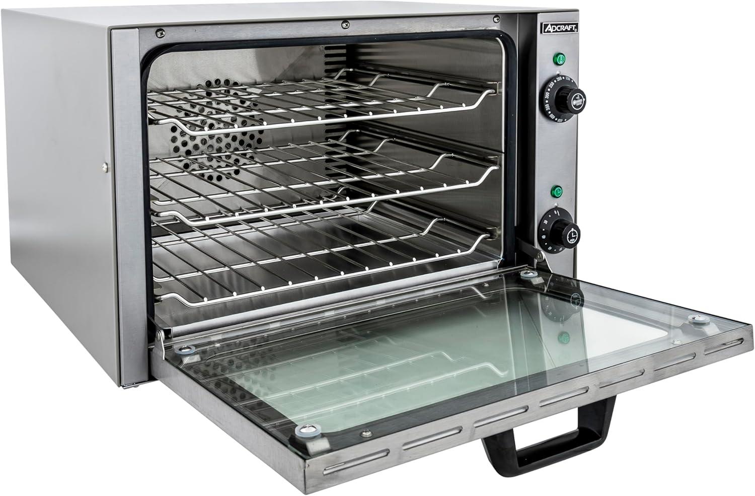 1750W Stainless Steel Quarter Size Electric Convection Oven