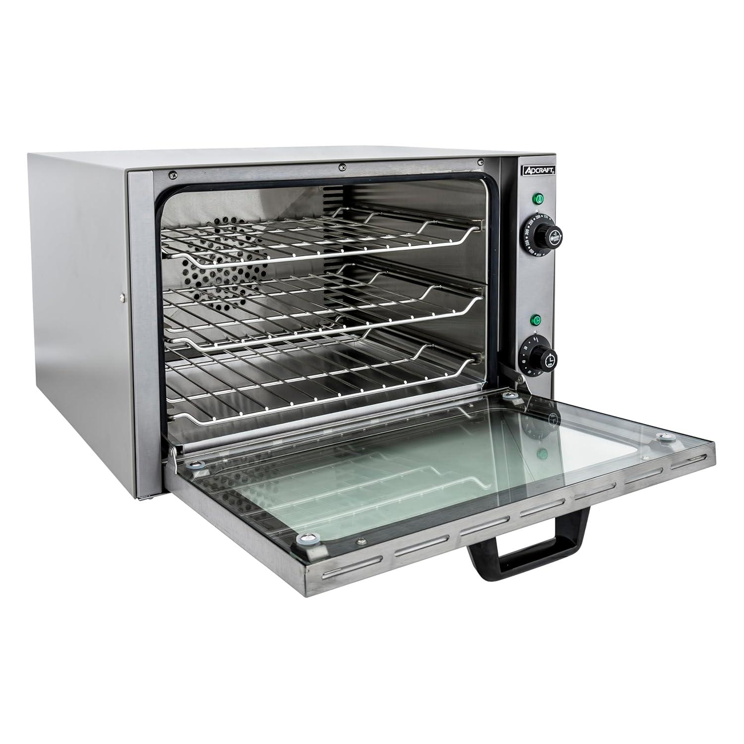 1750W Stainless Steel Quarter Size Electric Convection Oven