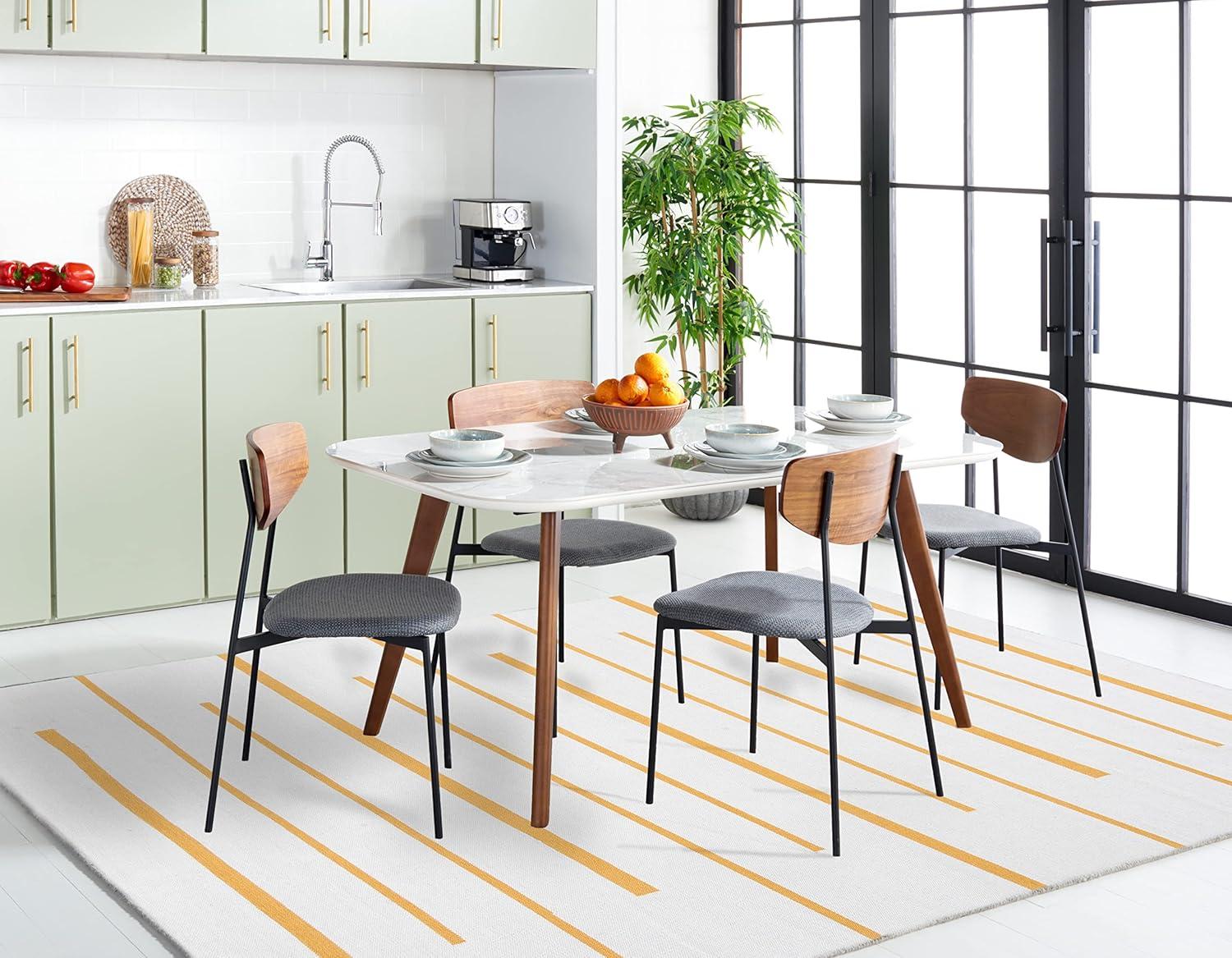 Montauk MTK311 Hand Woven Indoor Area Rug - Ivory/Gold - 5'x8' - Safavieh