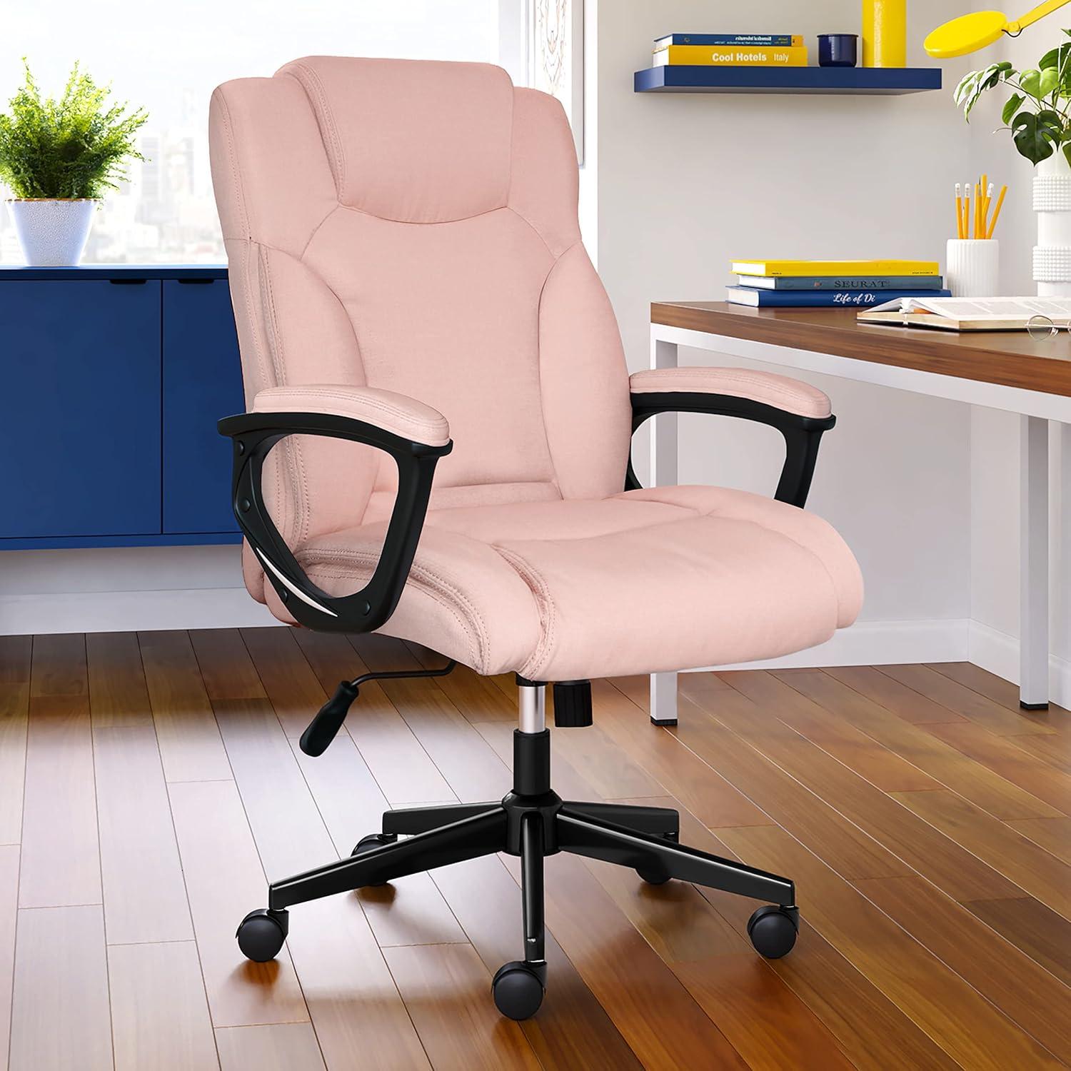 Serta Connor Ergonomic Executive Office Chair with Layered Body Pillows and Contoured Lumbar