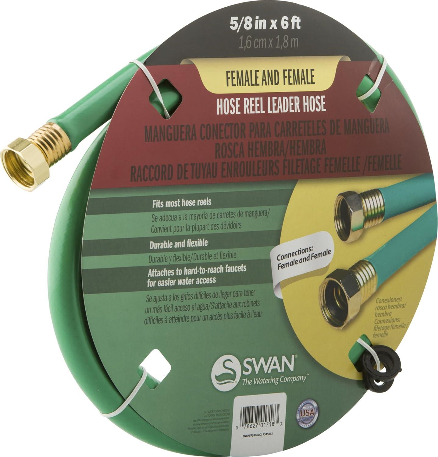 Swan Leader Hose, 5/8-In. x 6-Ft. 1 Pack
