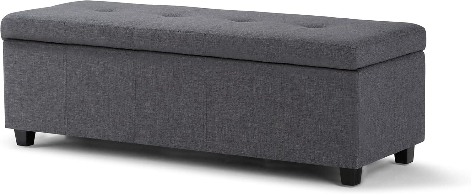 Simpli Home Castleford Large Storage Ottoman Bench