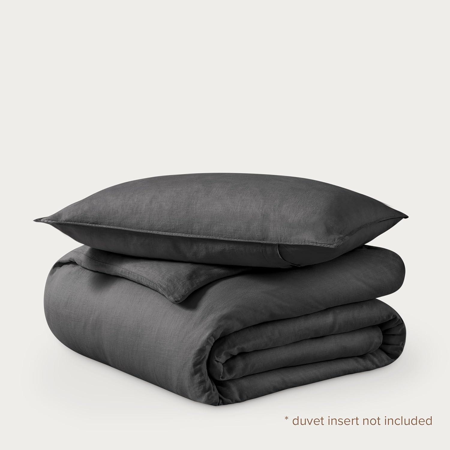 Bare Home Linen Duvet Cover Set