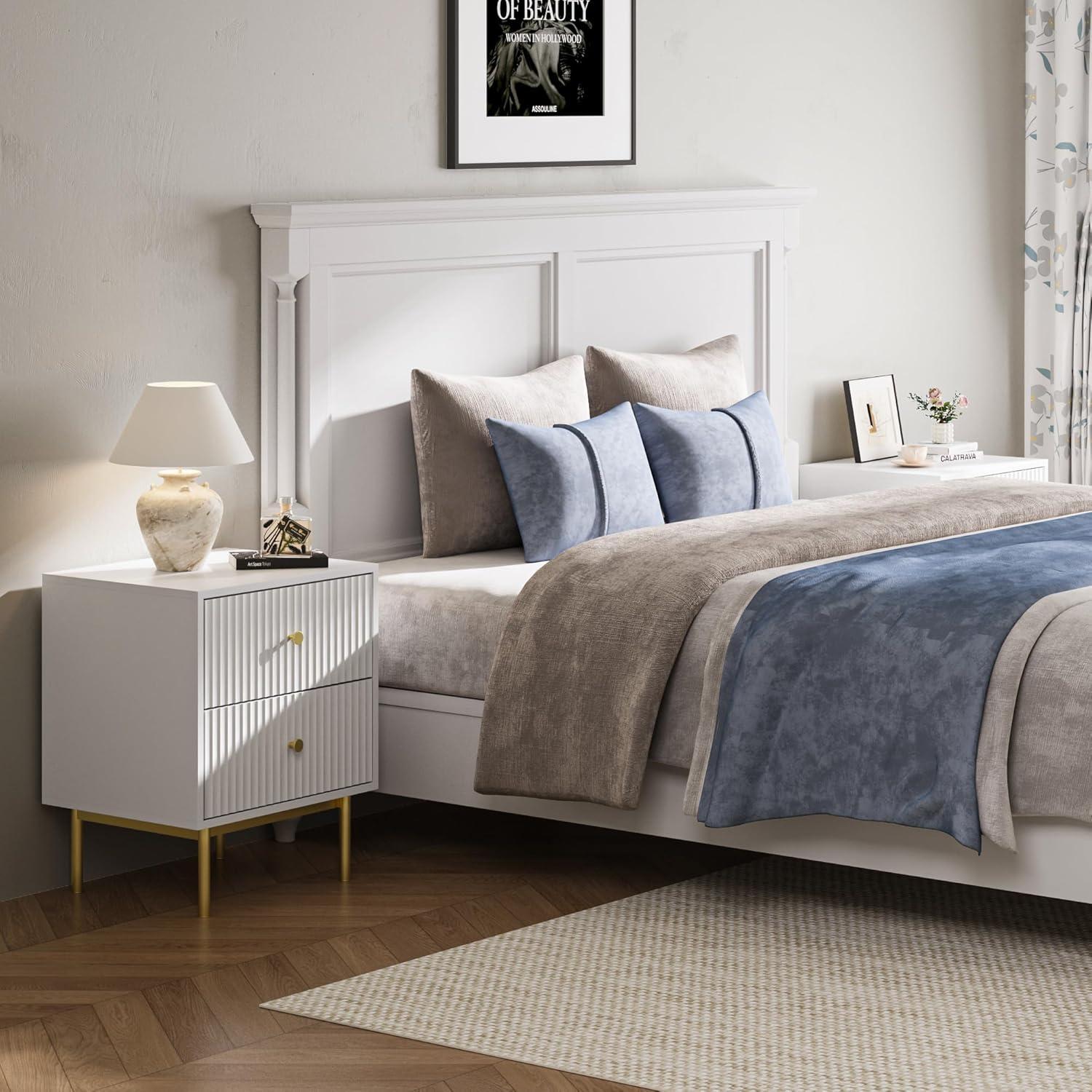 Nightstand With 2 Drawers (Set of 2)