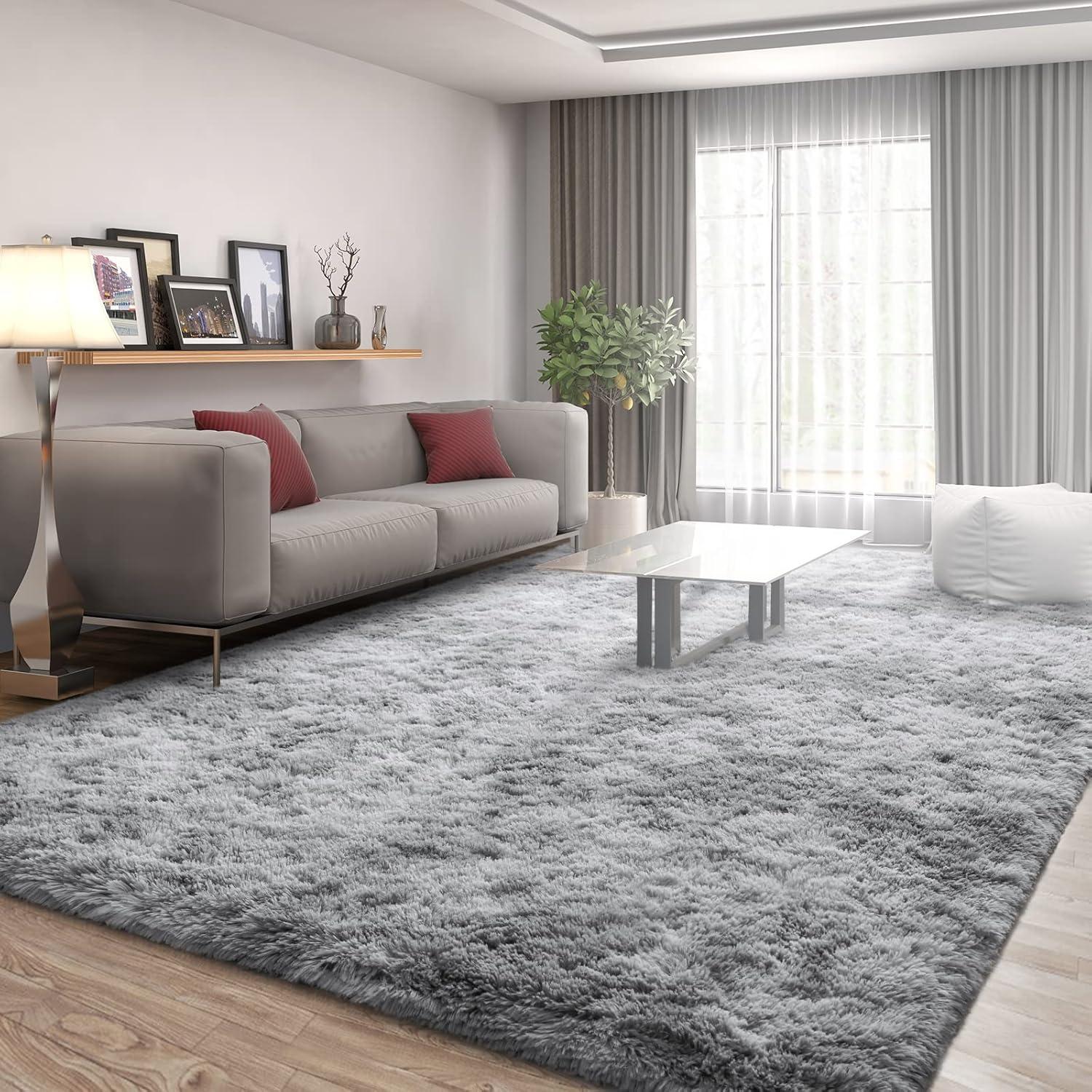 nuLOOM Cloud Shag Accent Rug, 3x5, Gray
