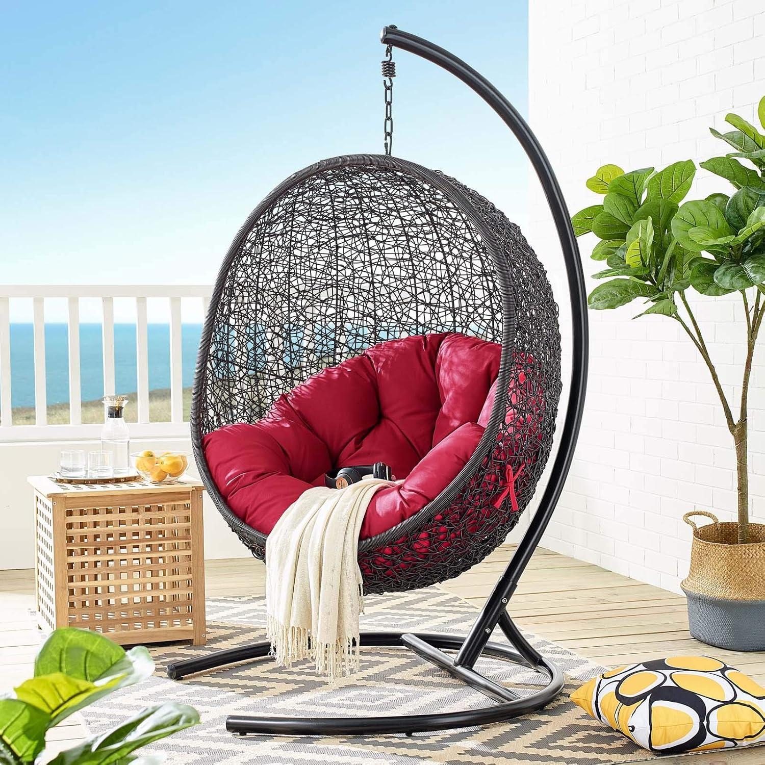 Modway Encase Swing Outdoor Patio Lounge Chair