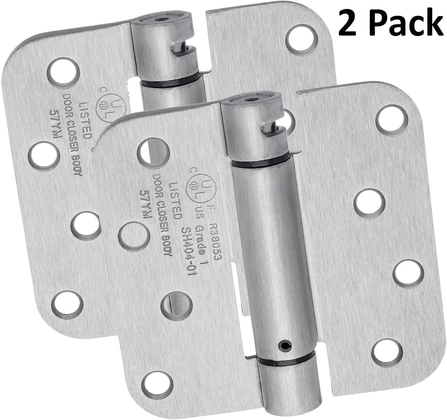 4" H x 4" W Spring Pair Door Hinges