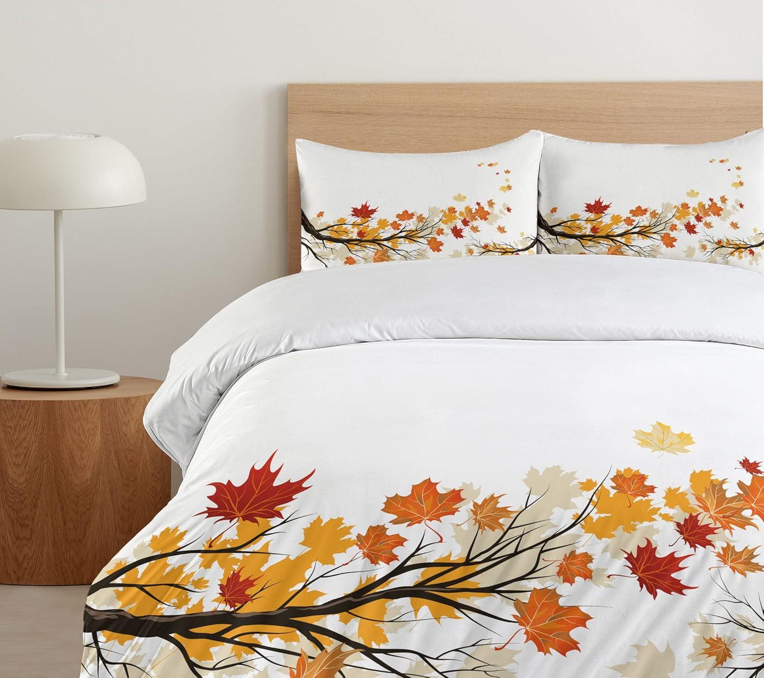 Fall Farmhouse / Country Floral Duvet Cover Set