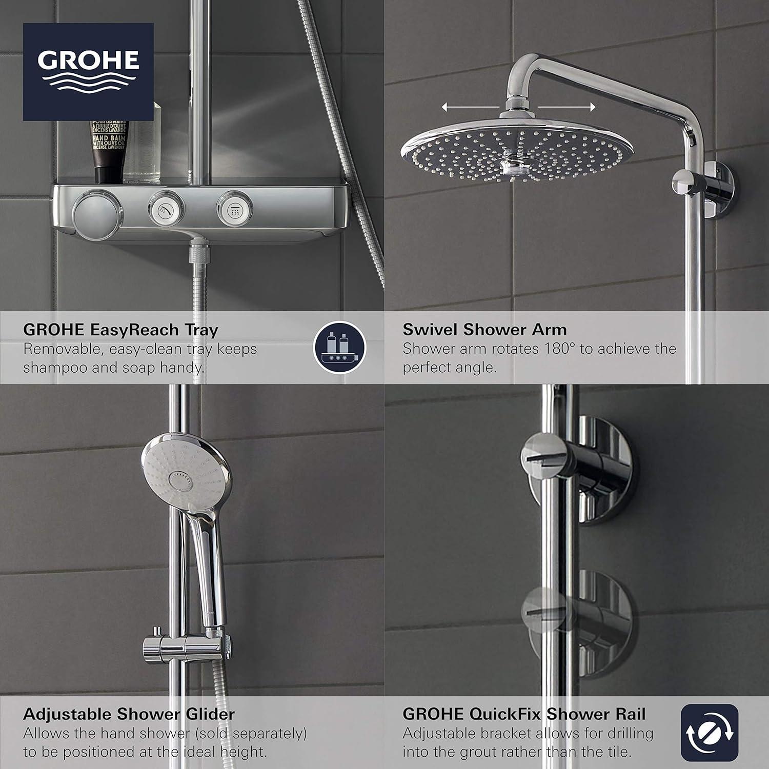 Euphoria® Thermostatic Complete Shower System with TurboStat Technology