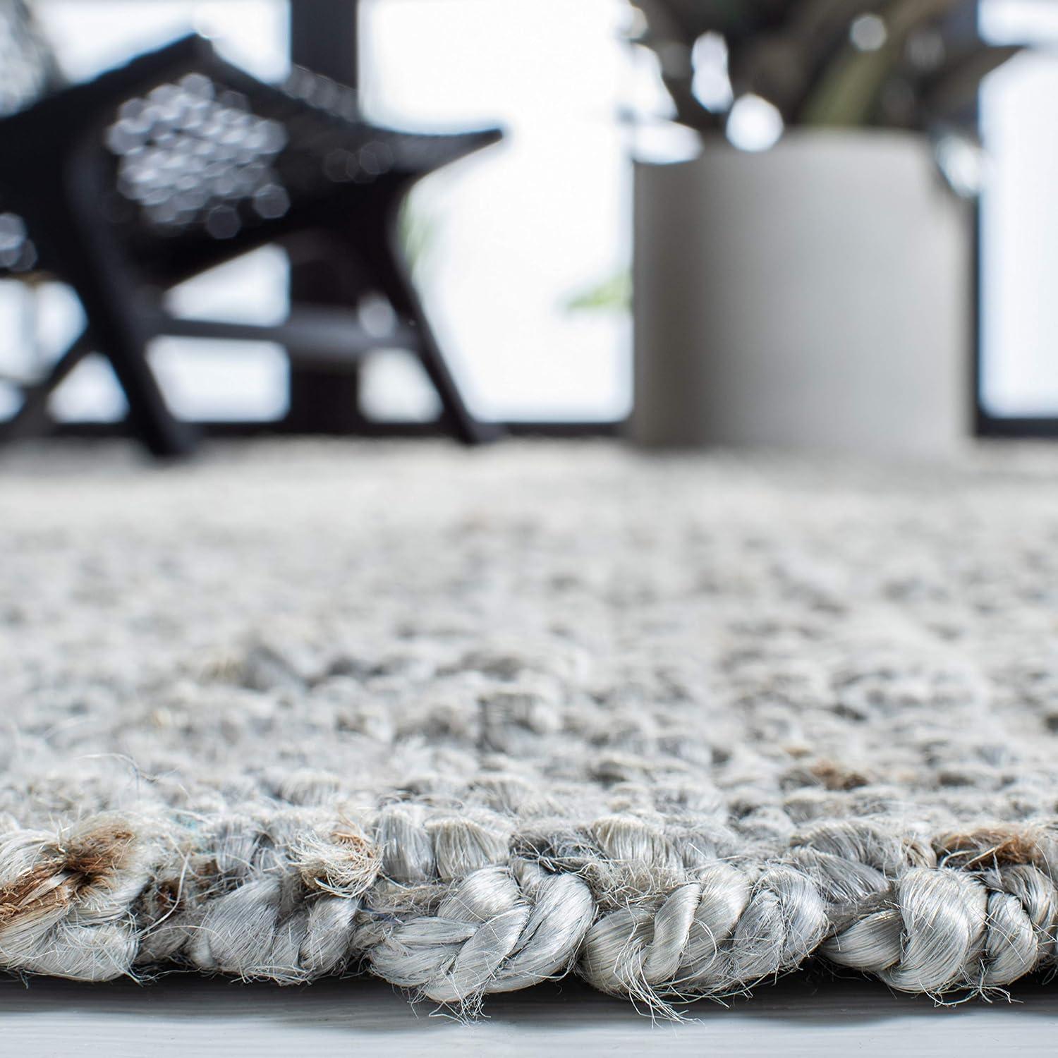 Natural Fiber NF730 Hand Woven Accent Rug - Grey - 2'3"x4' - Safavieh.