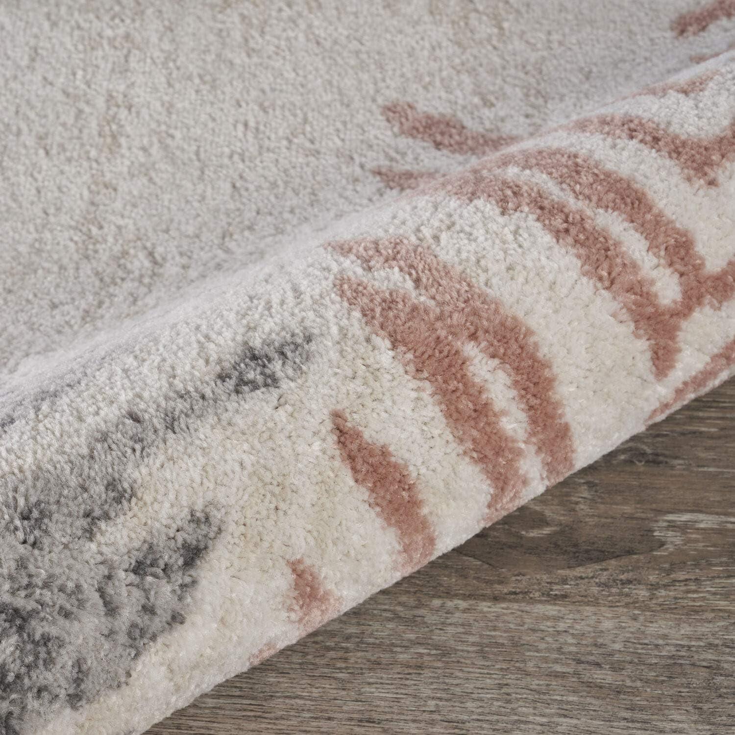 Ox Bay Arrows Distressed 5x8 Multi-color Chevron Herringbone Area Rug