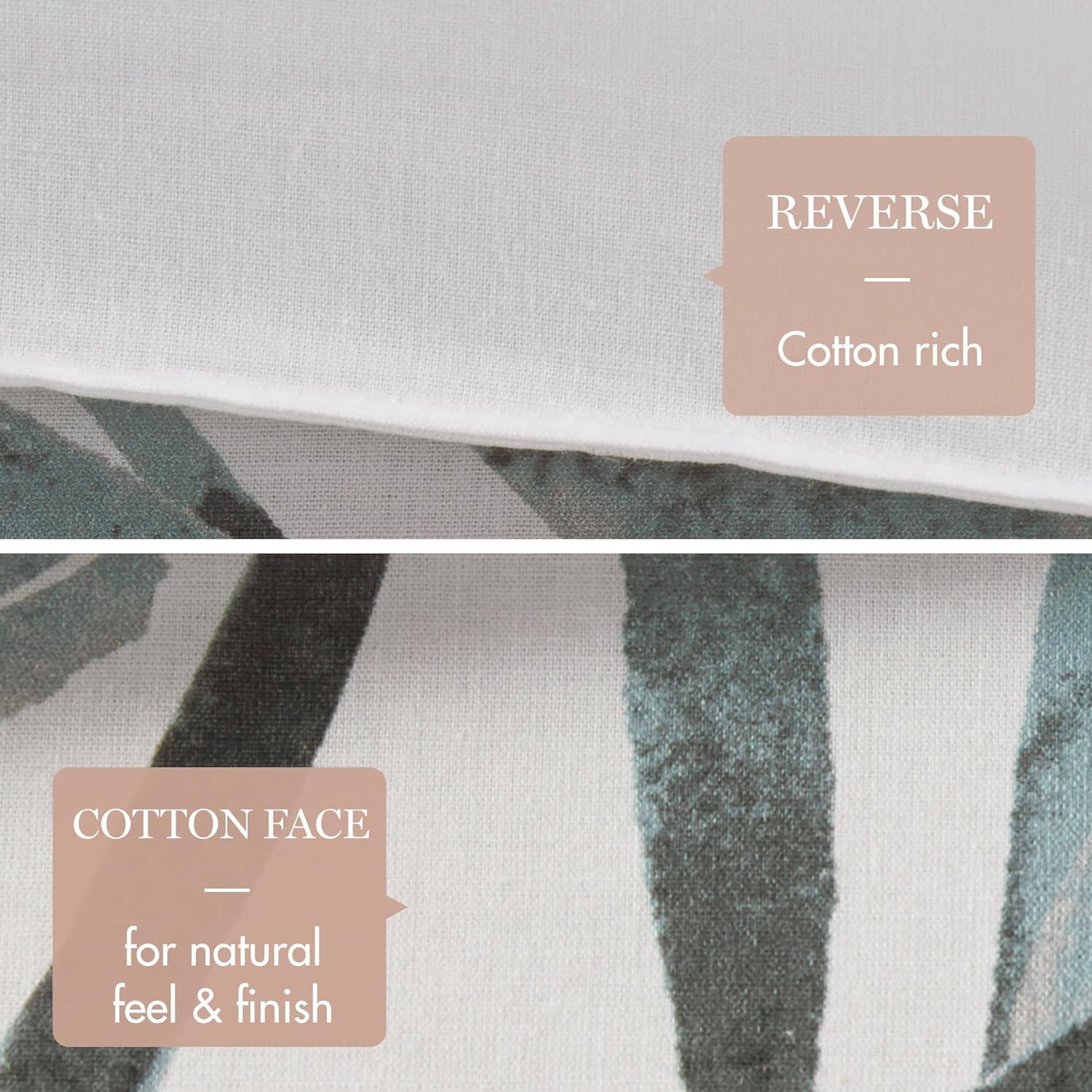Dahlia 3 Piece Floral Cotton Duvet Cover Set