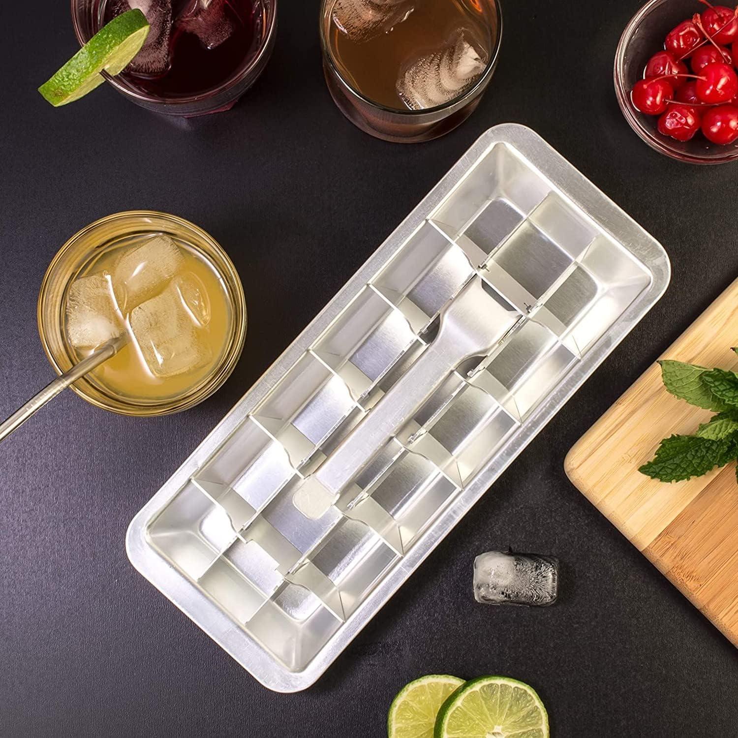 HIC Kitchen Vintage Ice Cube Tray, Aluminium