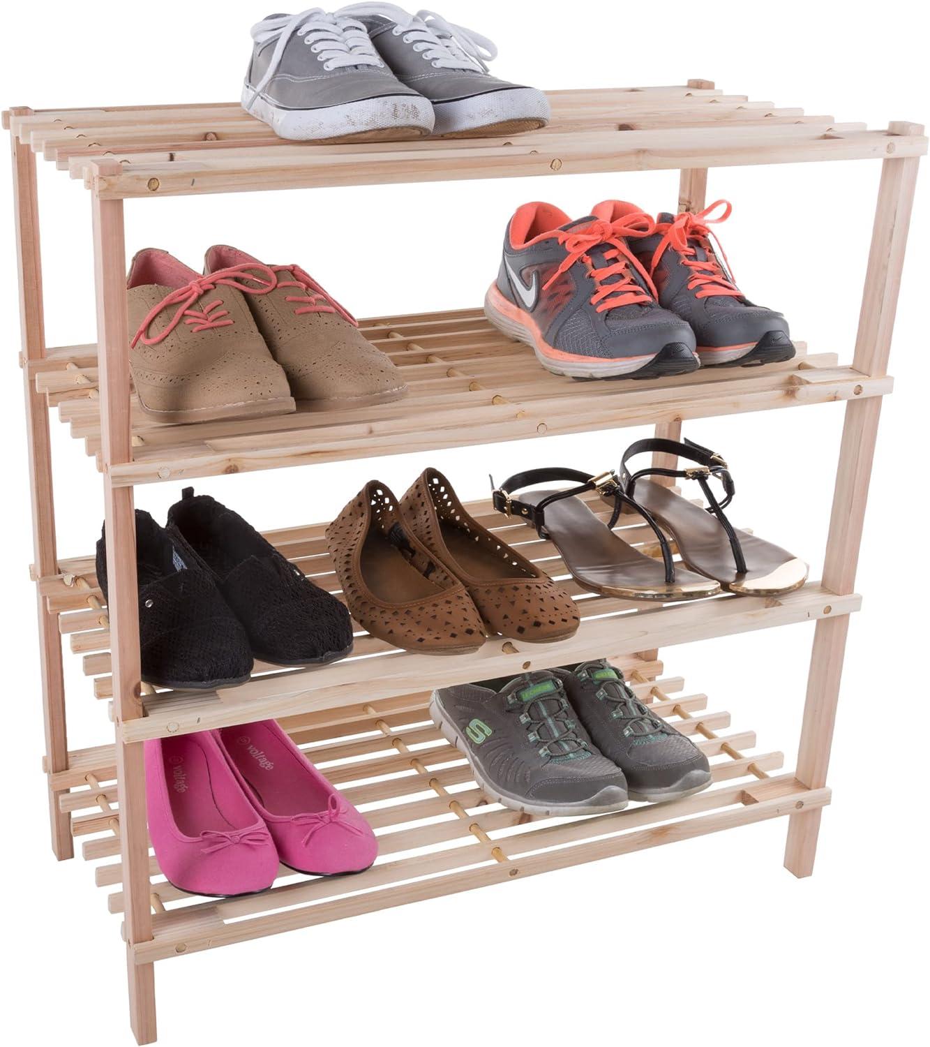 12 Pair Shoe Rack