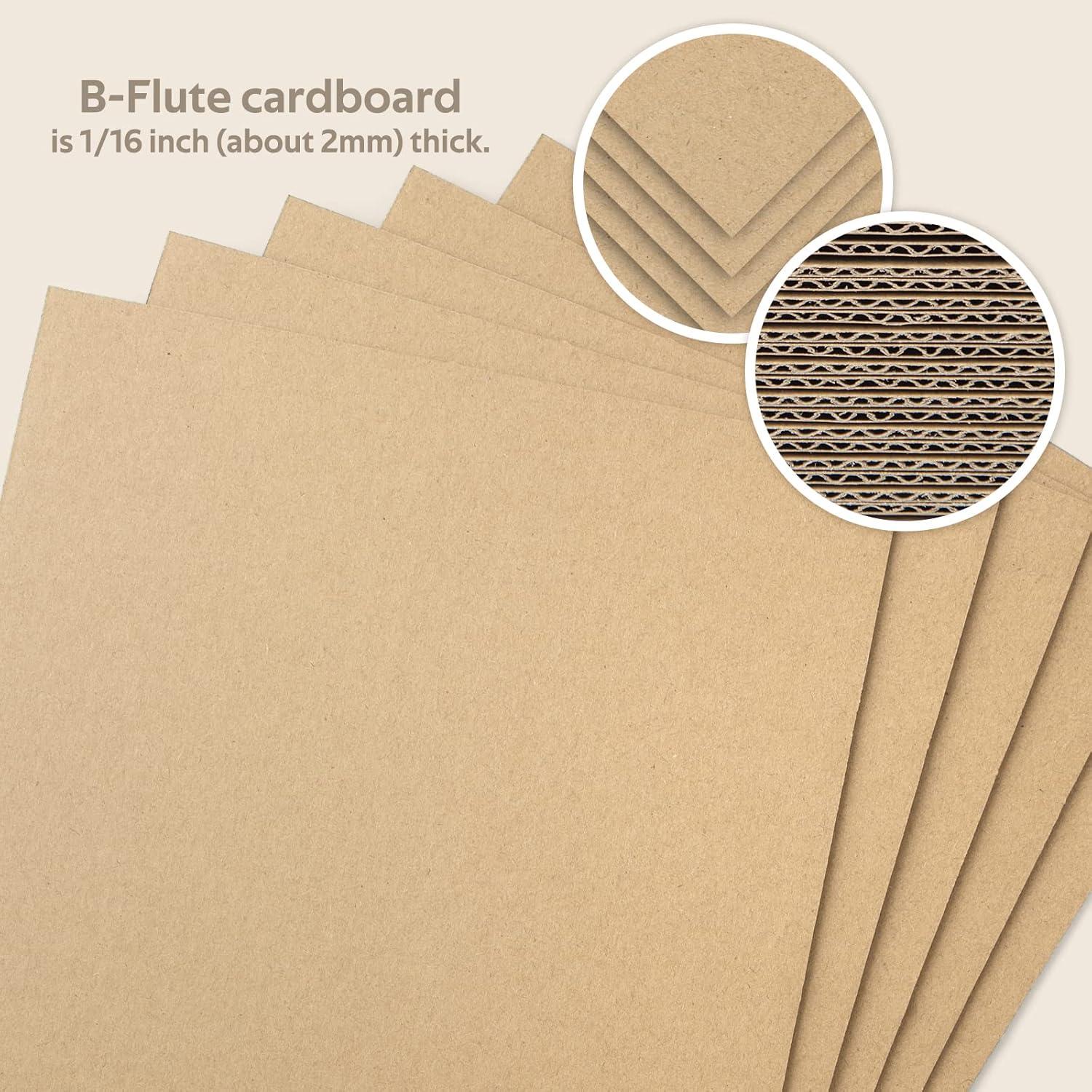 supplyhut 50 5x7 Cardboard Corrugated Pads Inserts Filler Sheet 5 x 7