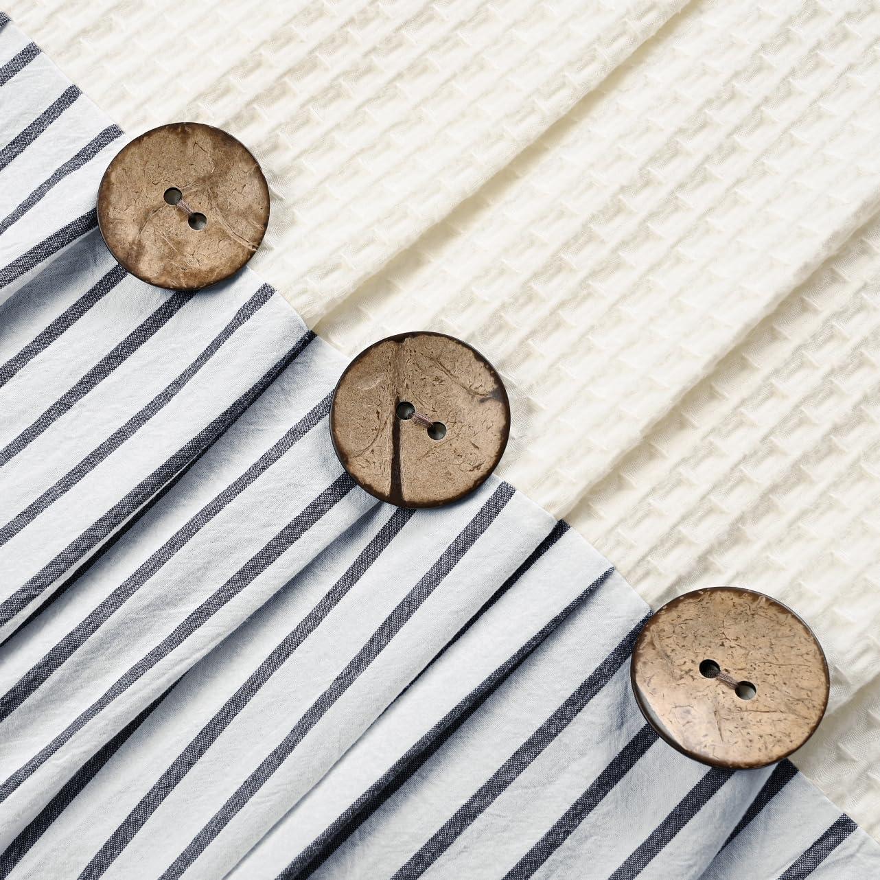 Gracie Oaks Daeb Cotton Blend Shower Curtain