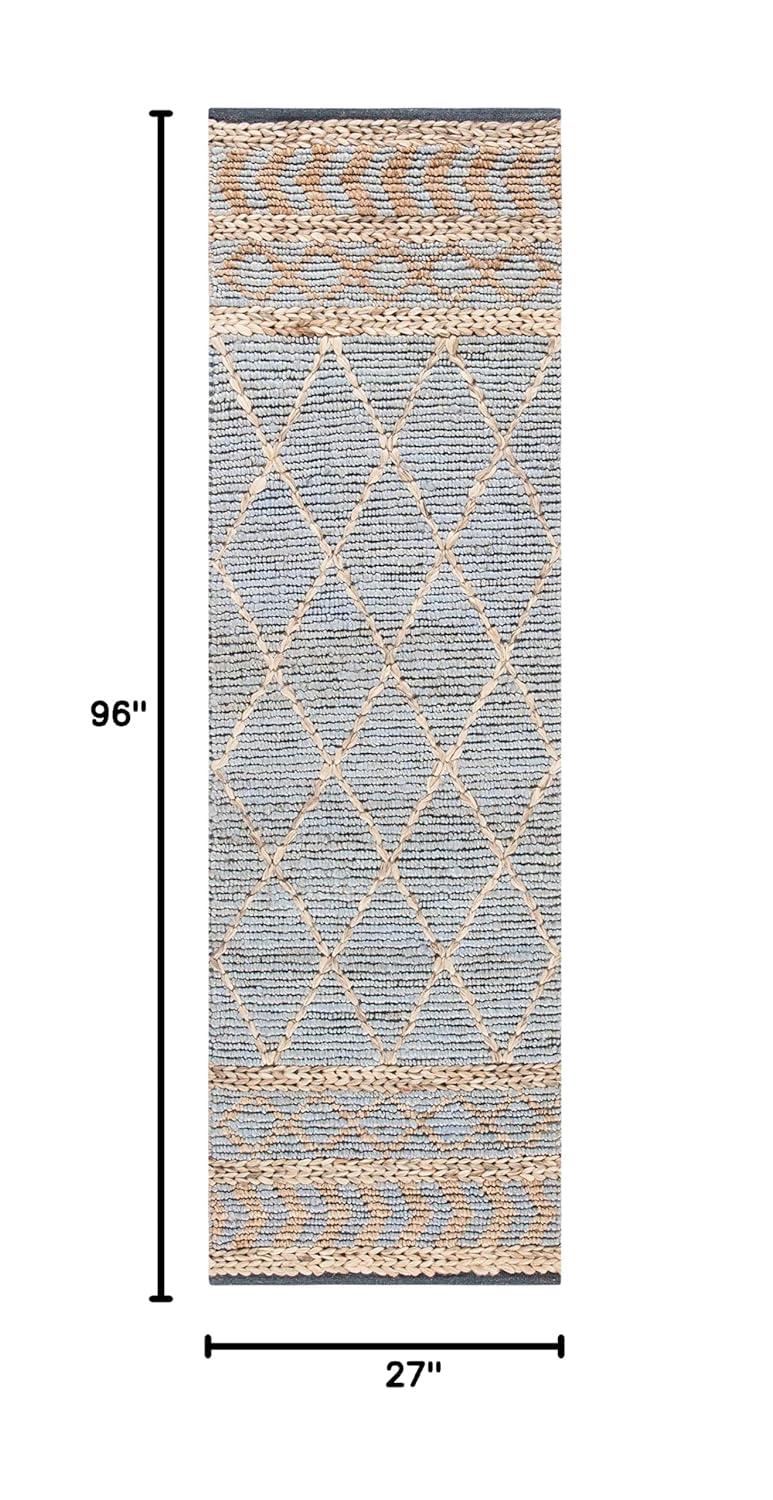 Sand & Stable™ Phippsburg Geometric Handwoven Natural/Blue Area Rug