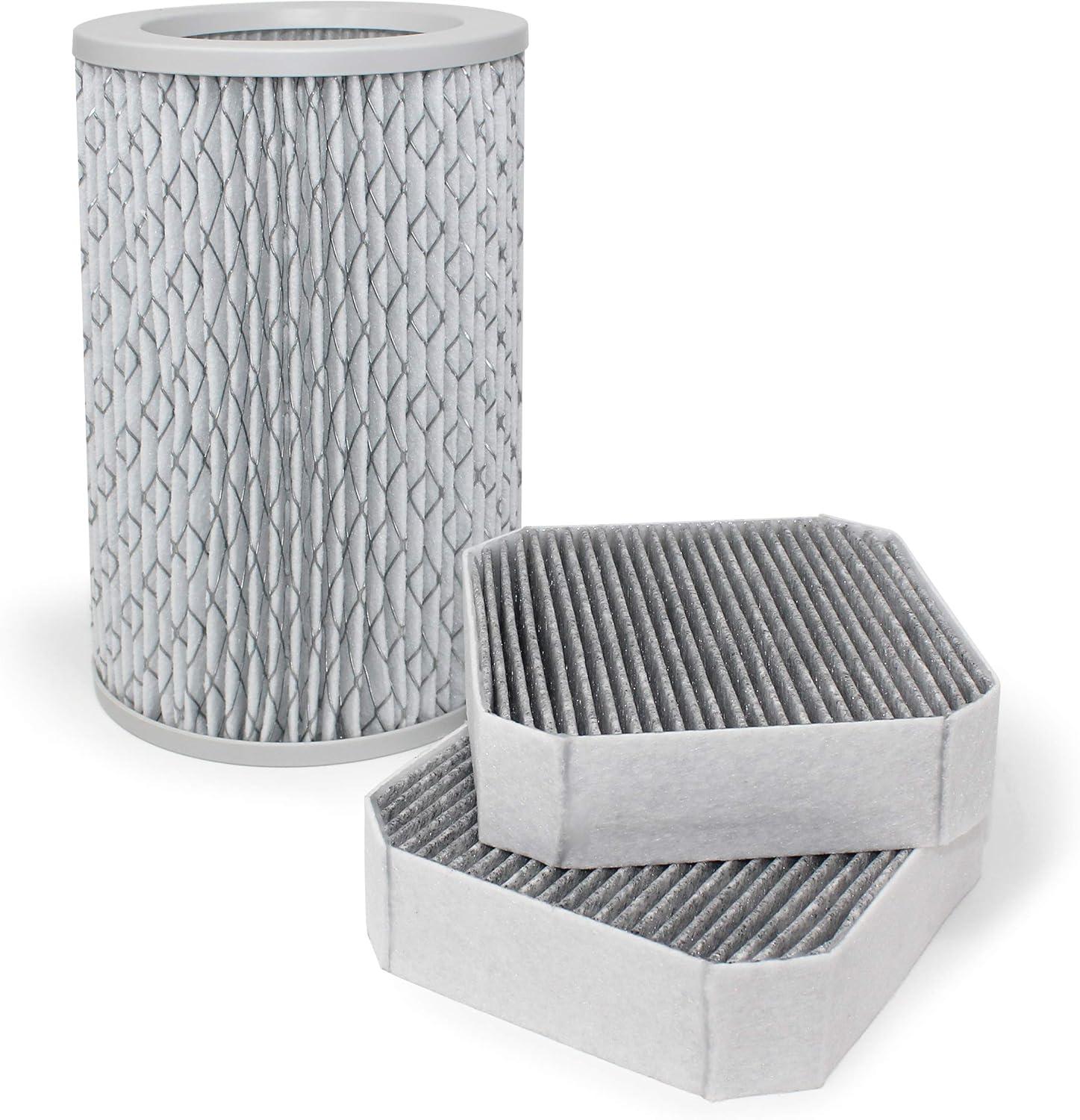 HEPA and Coconut Carbon Replacement Filter Set for Air Purifiers