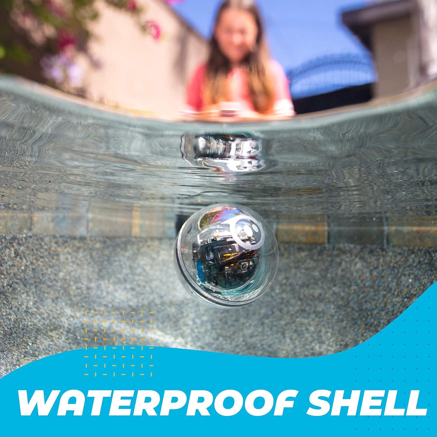 Sphero BOLT: App-Enabled Robot Ball with Programmable Sensors + LED Matrix, Infrared & Compass - STEM Educational Toy for Kids - Learn JavaScript, Scratch & Swift