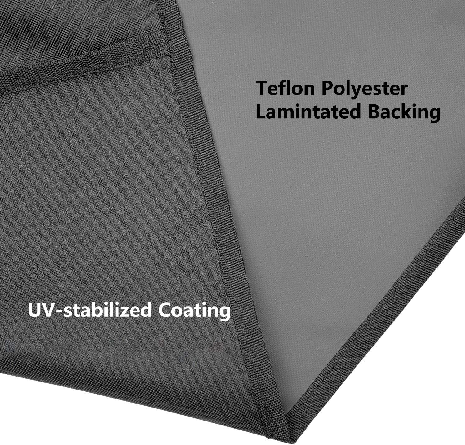 Aozzy Air Conditioner Covers For Window Units Ac Covers For Outside Unit Winter Outdoor Heavy Duty Waterproof Insulation Defender With Adjustable Straps 25.5"W x 17"H x 20.5"D Inches