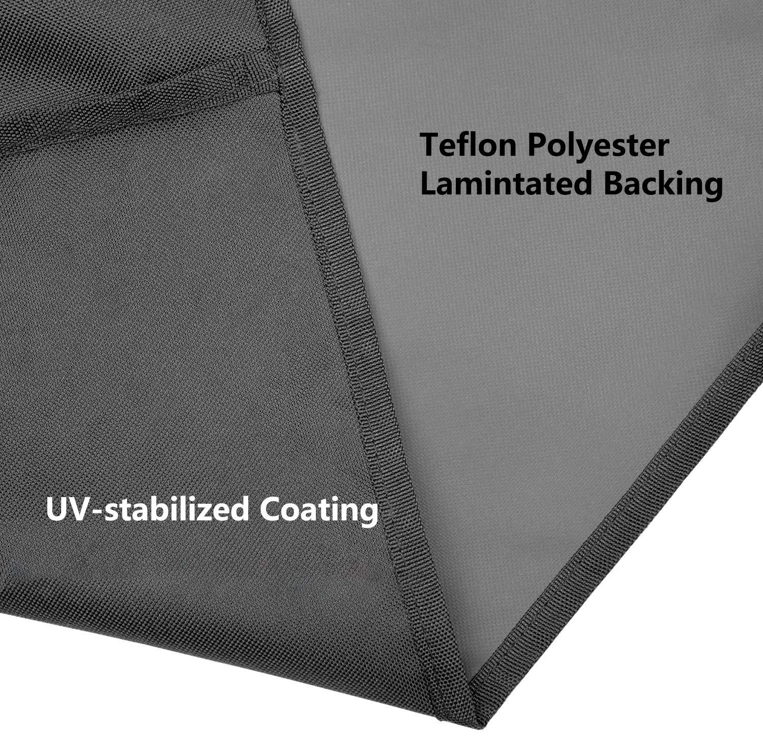 Aozzy Air Conditioner Covers For Window Units Ac Covers For Outside Unit Winter Outdoor Heavy Duty Waterproof Insulation Defender With Adjustable Straps 25.5"W x 17"H x 20.5"D Inches