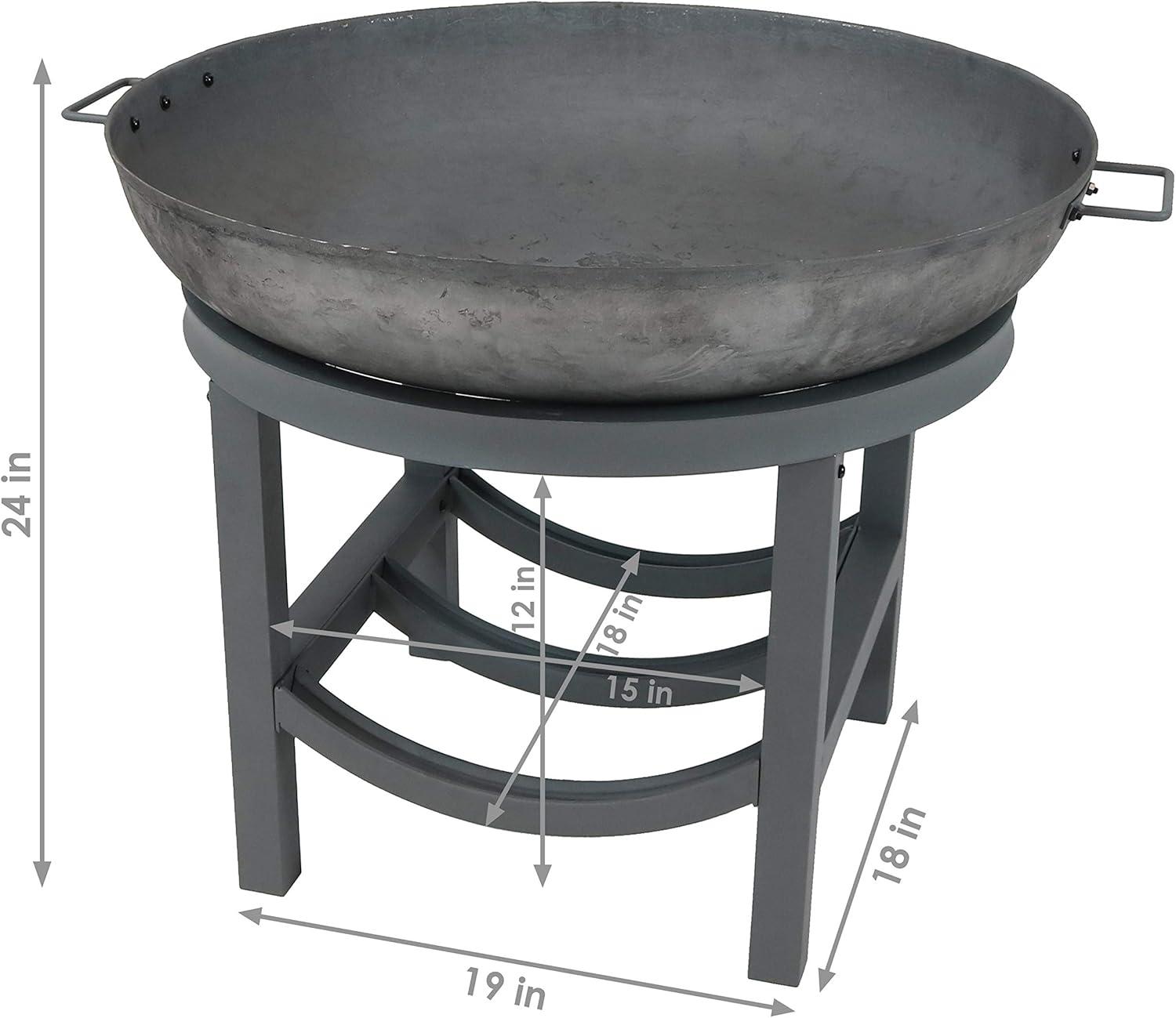 Cast Iron Wood Burning Fire Pit