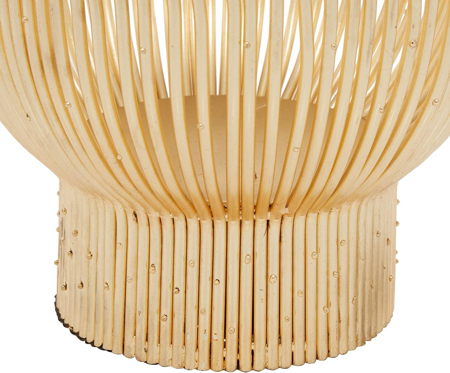 Cosmoliving By Cosmopolitan 2-Piece Cream Metal Candle Holder | Wayfair