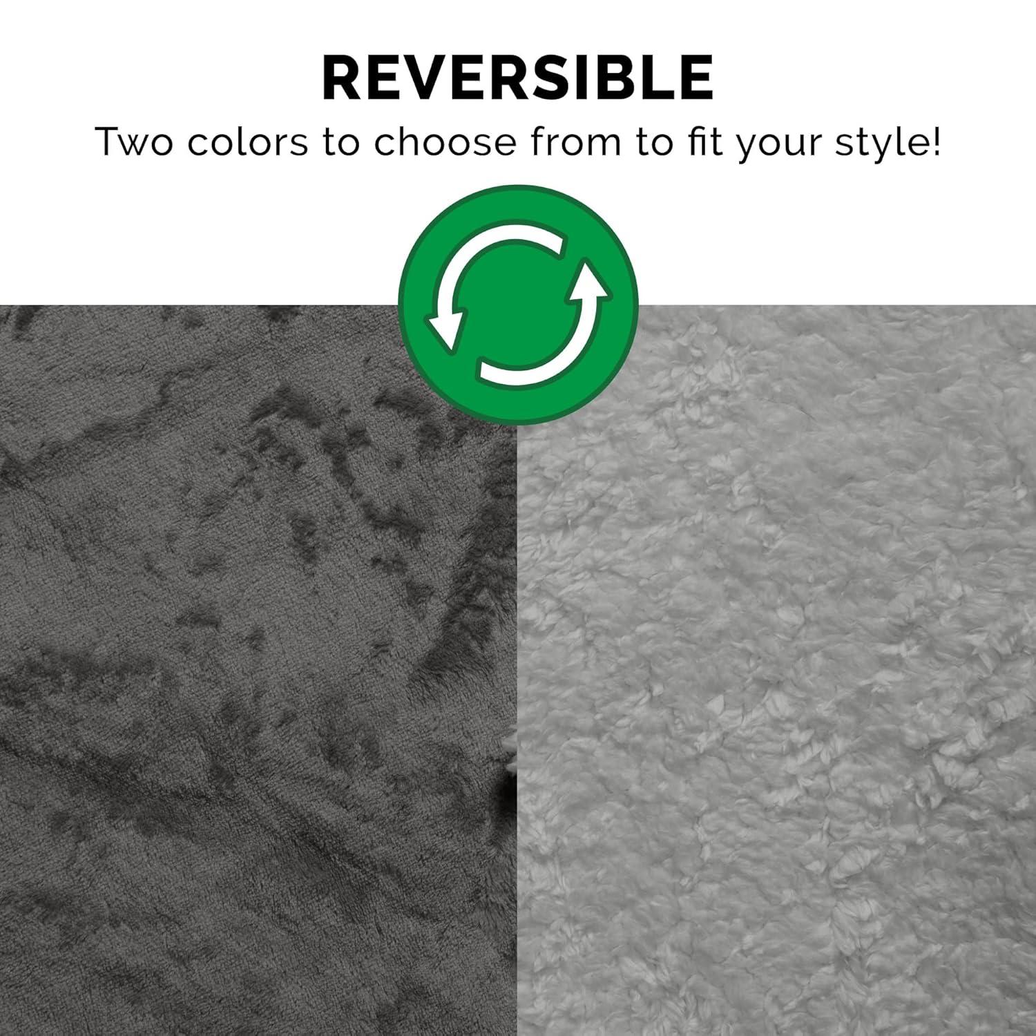 FurHaven Snuggly & Warm Soft-Edge Warming Waterproof Blanket