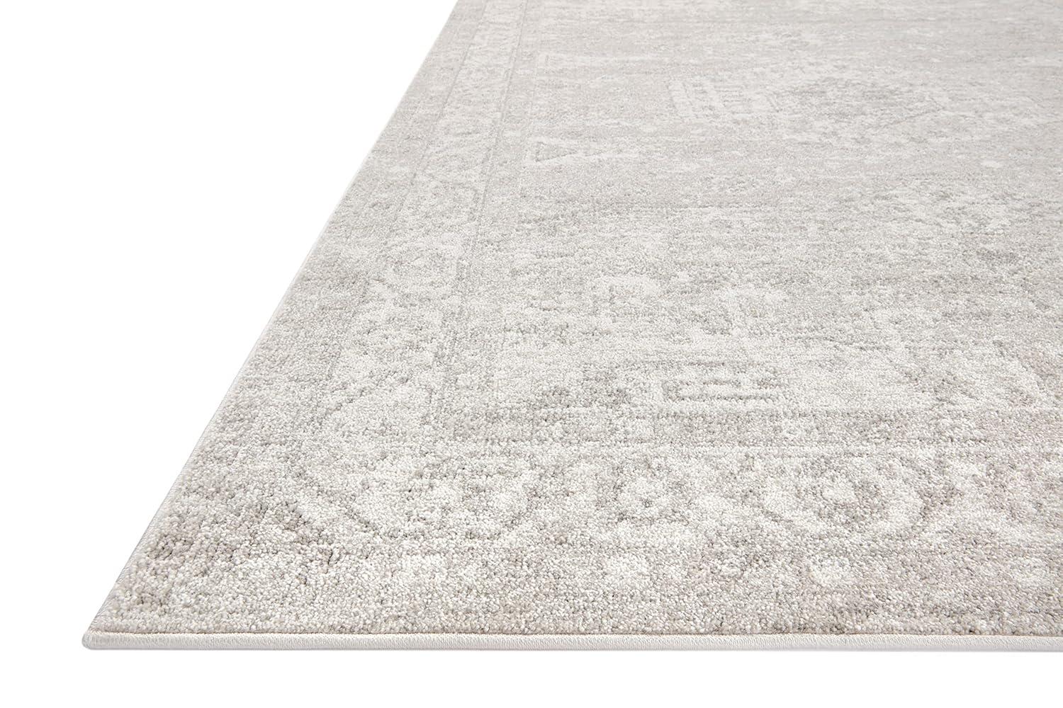 Loloi II Odette Silver / Ivory 5'-3" x 7'-9" Area Rug