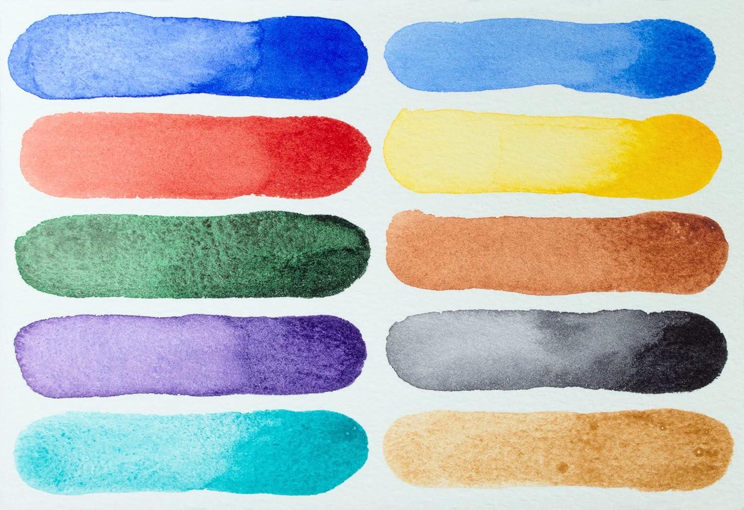 Daniel Smith Transparent Watercolor Paint, Extra Fine Thomas Scalars, Set of 10, 0.16 fl oz (5 ml) (No.2), 285610427