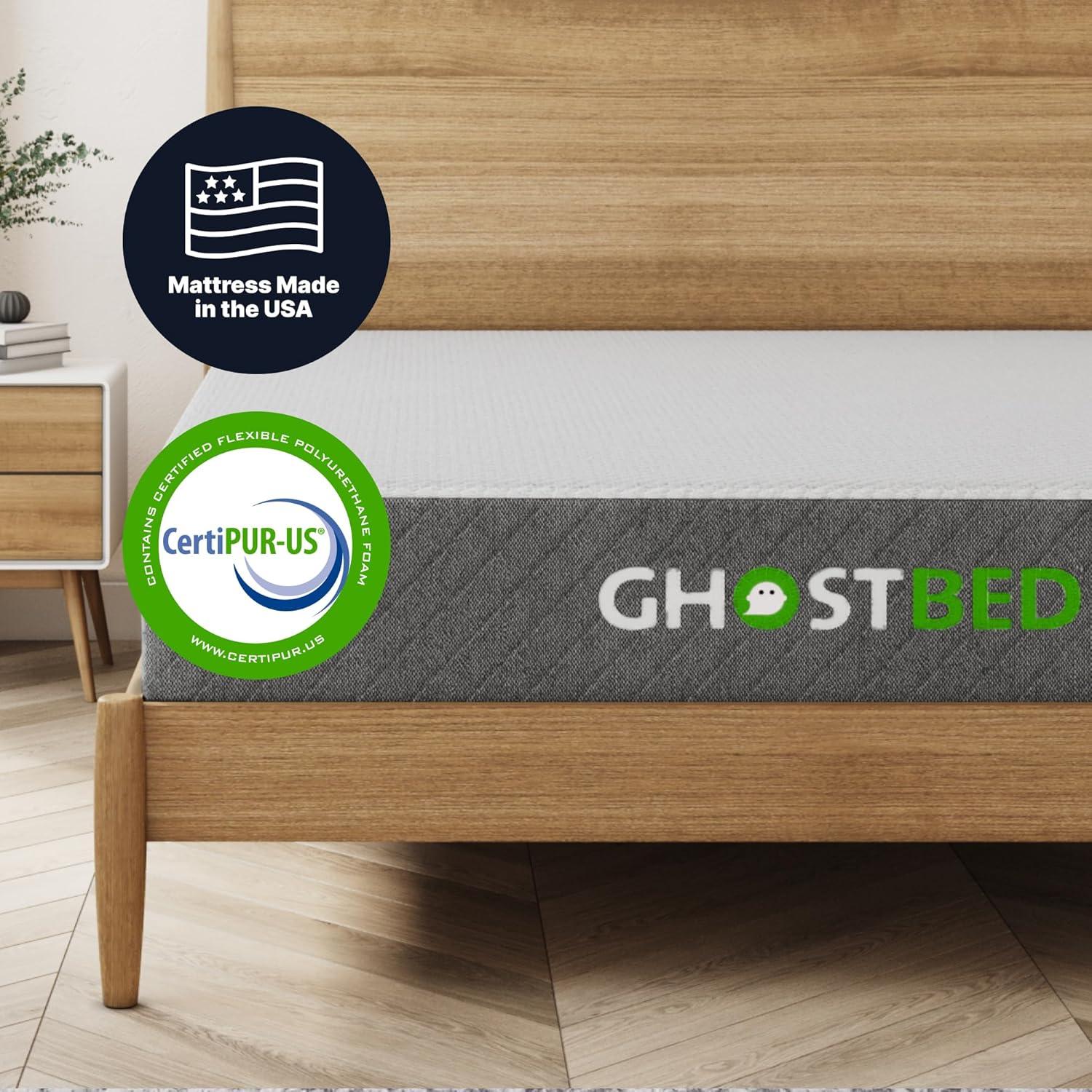 King Size Gray Gel Memory Foam Adjustable Mattress