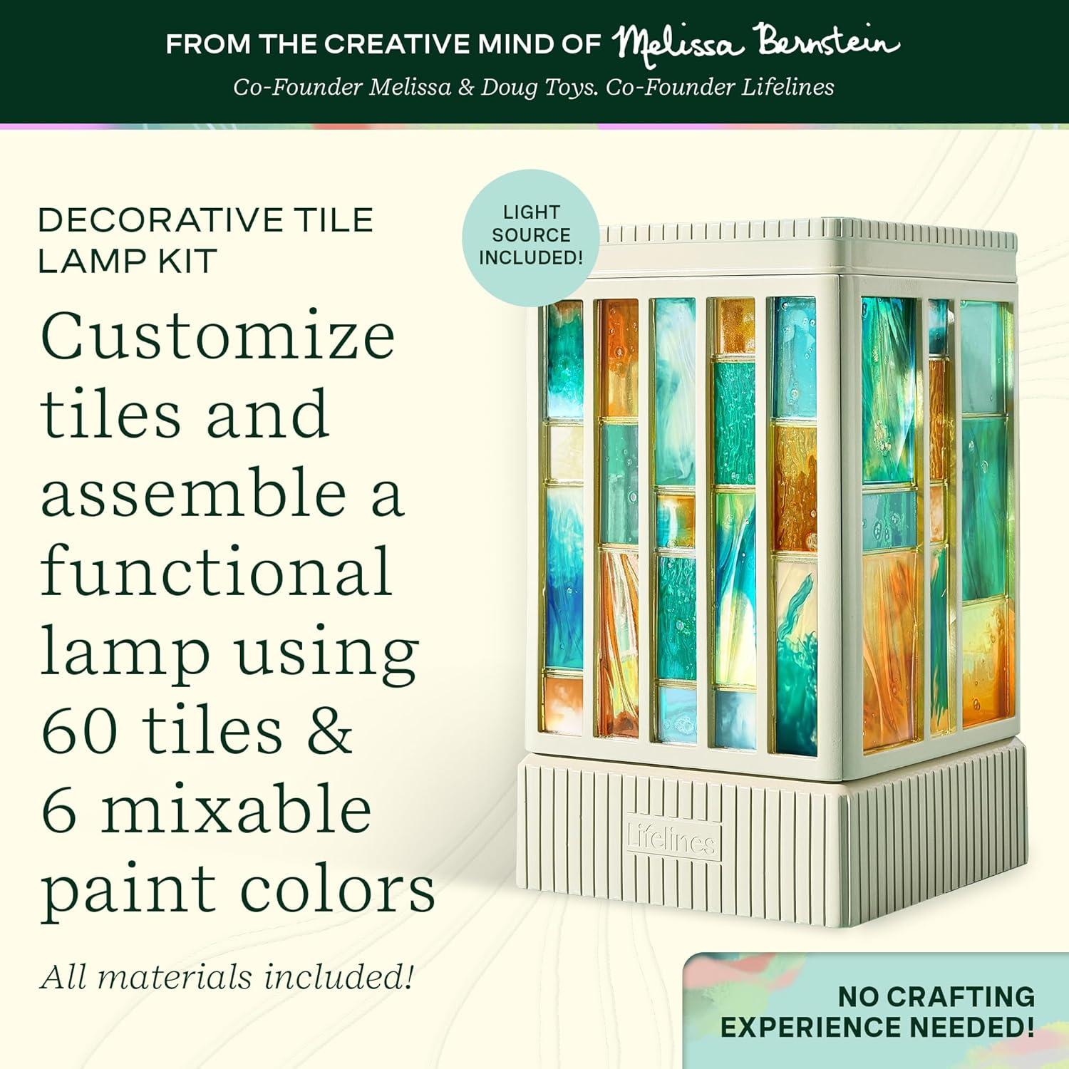 Lifelines FlowCrafts - Decorative Tile Lamp