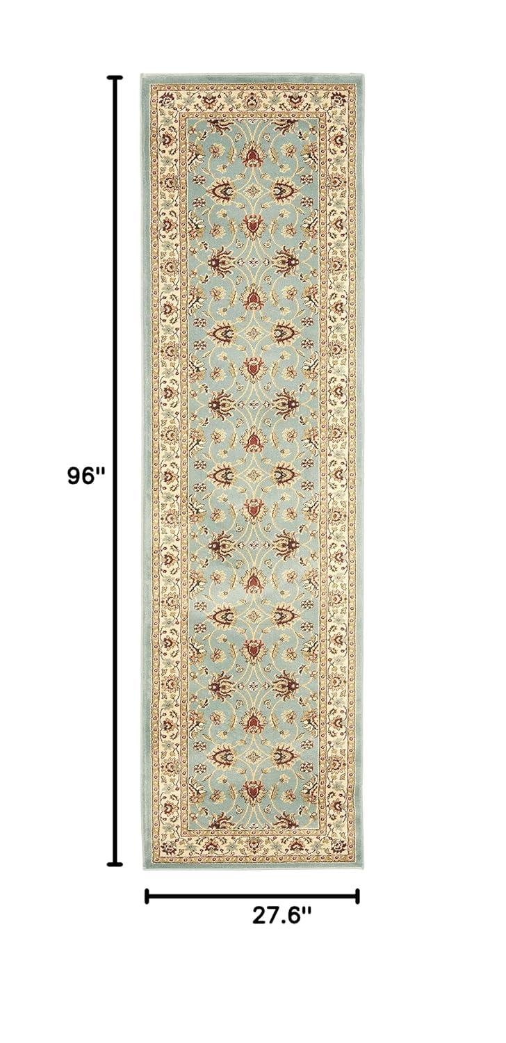 Lyndhurst LNH553 Power Loomed Runner Rug - Blue/Ivory - 2'3"x8' - Safavieh
