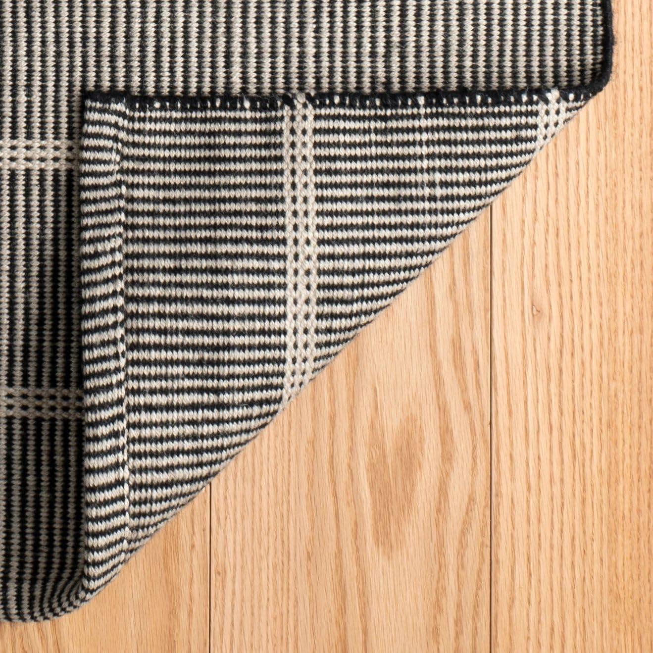 Samson Black Handwoven Indoor/Outdoor Rug