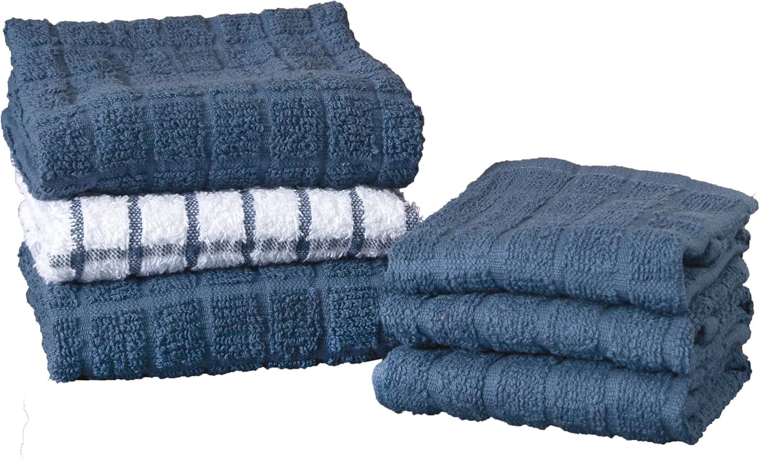 Cotton Plaid Kitchen Towel Linen Set