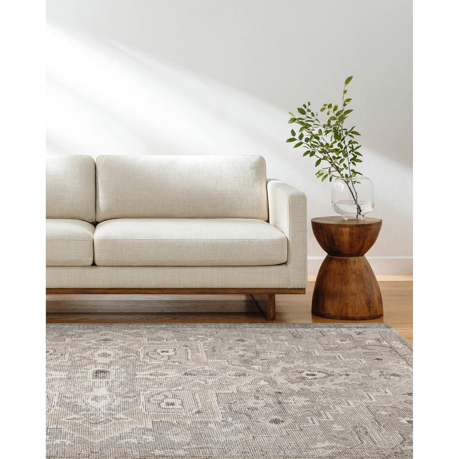 Livabliss Elaziz Boho Moroccan Area Rug,7'10" x 10'2",Gray