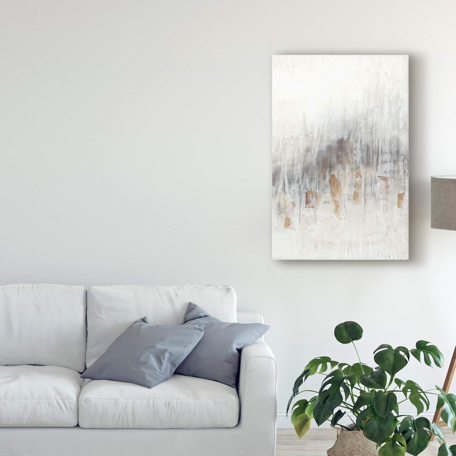 Trademark Fine Art Neutral Wave II by Jennifer Goldberger, 30x47,