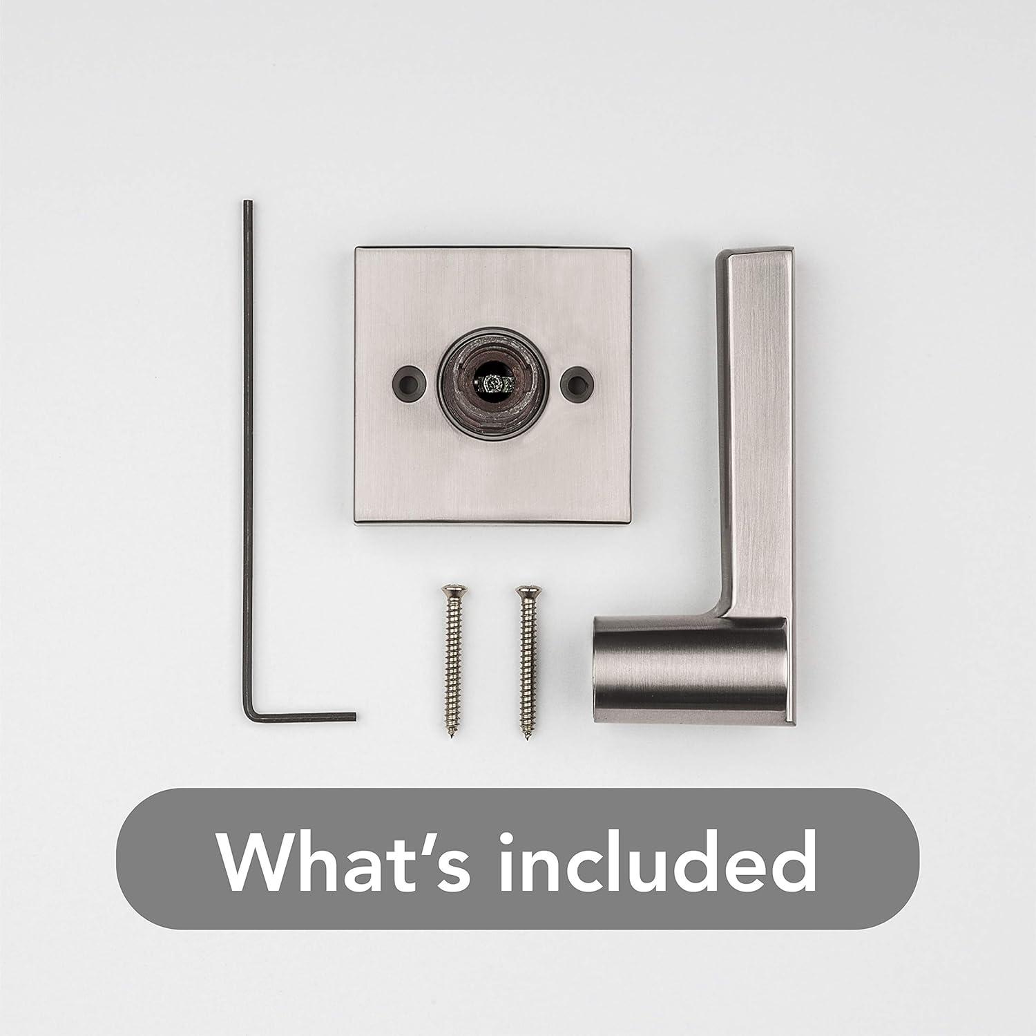 Spyglass Single Dummy Door Lever with Square Rose