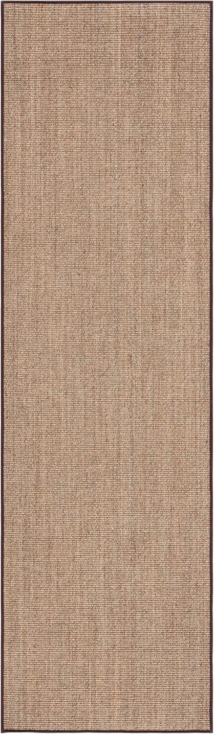 SAFAVIEH Martha Stewart Maximillian Solid Runner Rug, Light Brown, 2'3" x 8'